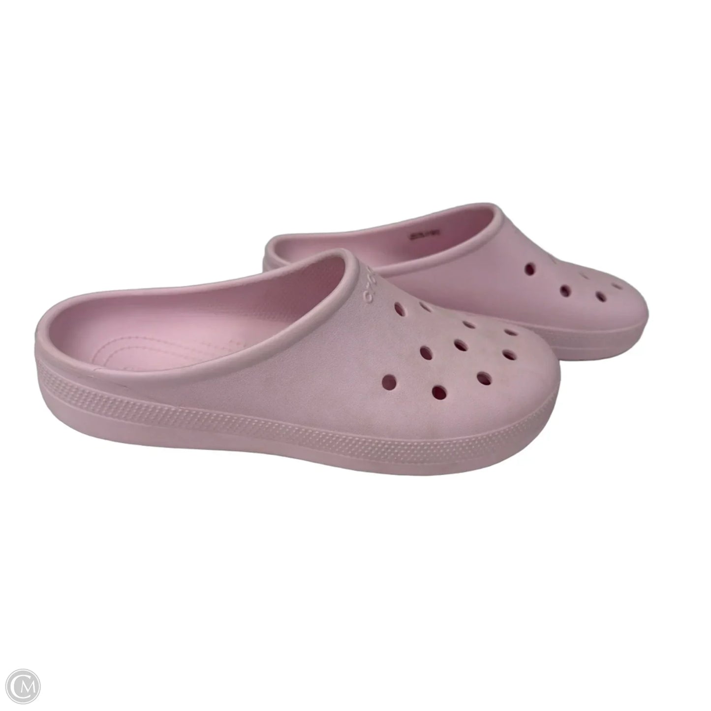 Shoes Flats By Crocs In Pink, Size: 9