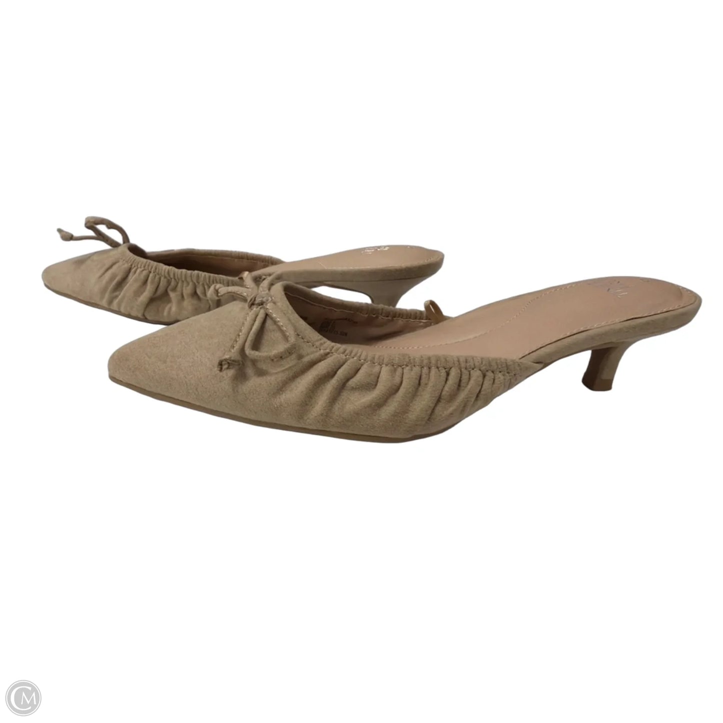 Shoes Heels Kitten By Time And Tru In Tan, Size: 6