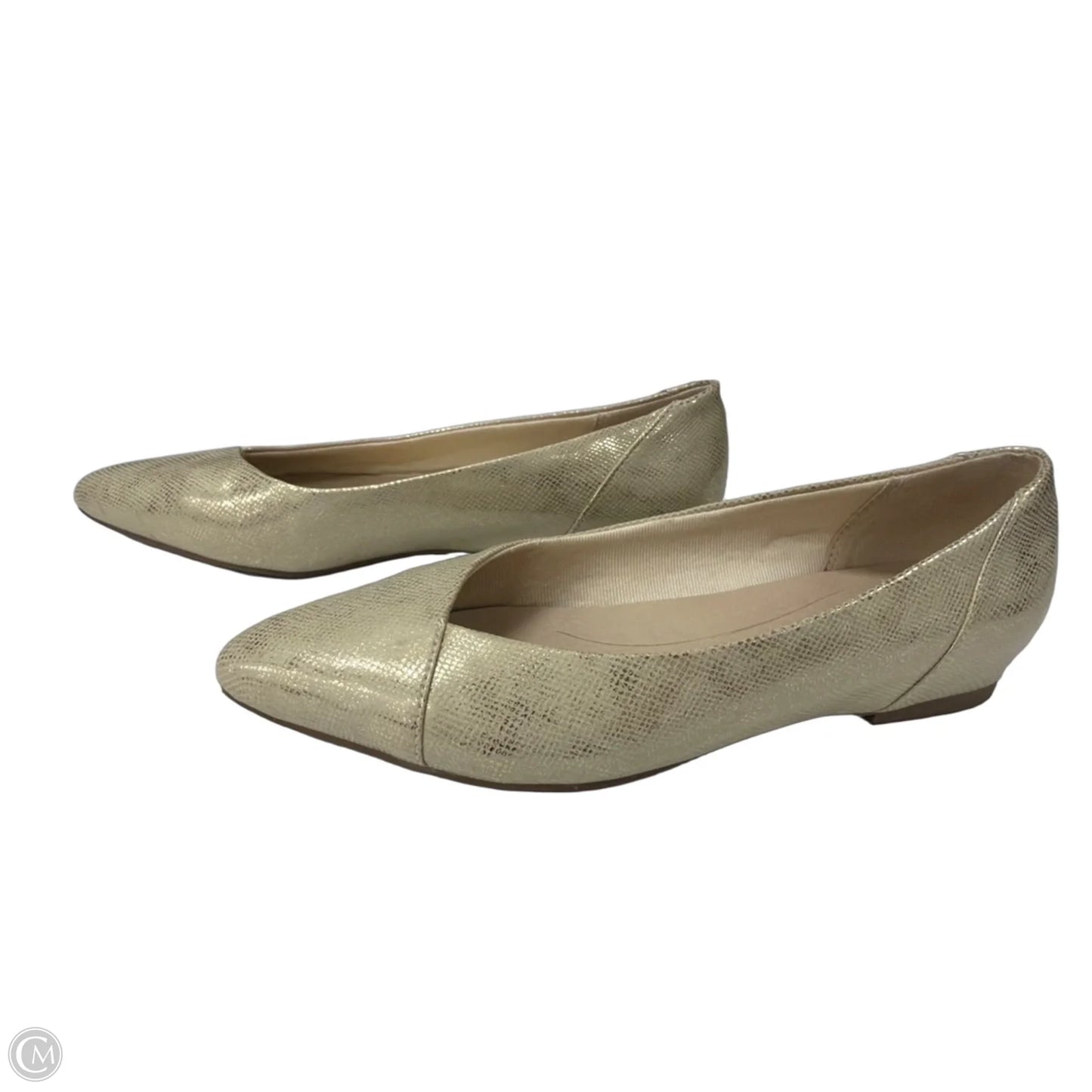 Shoes Flats By Life Stride In Gold, Size: 7.5