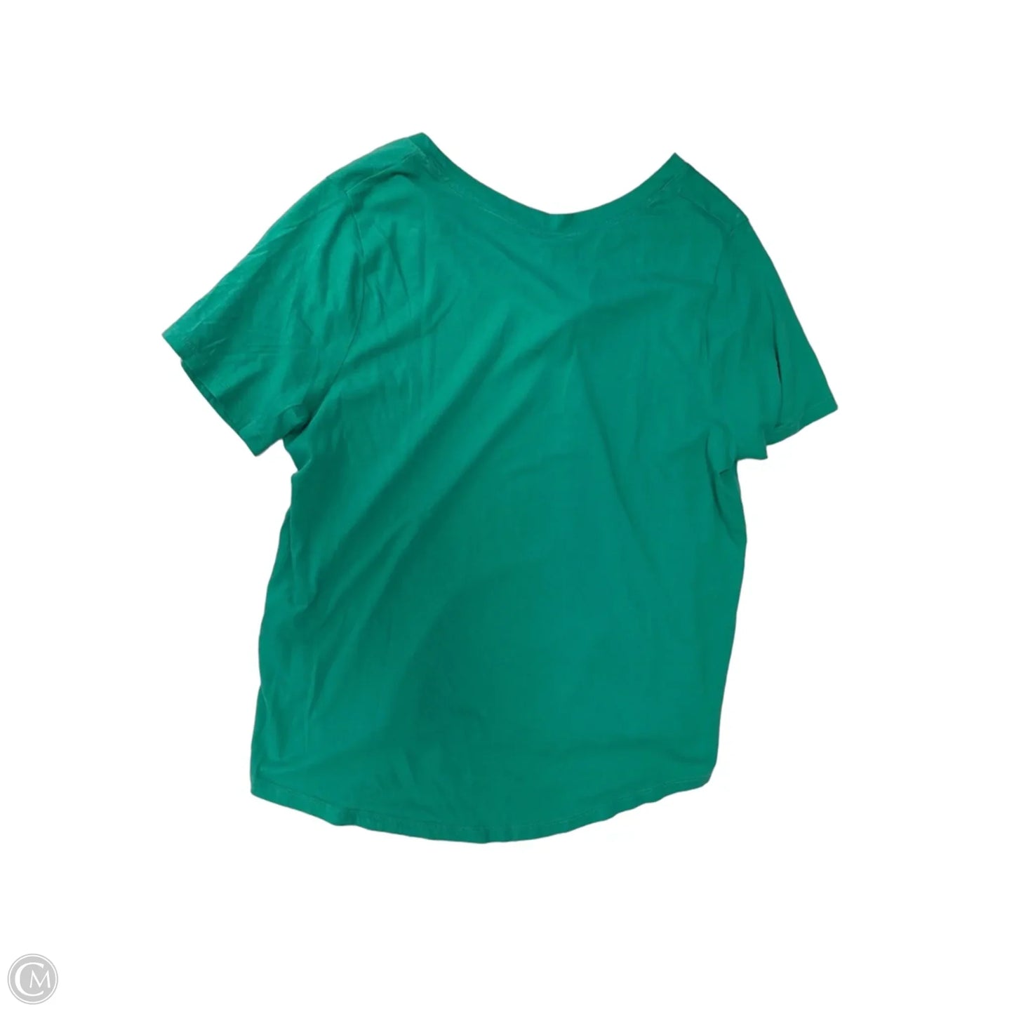 Top Short Sleeve Basic By Terra & Sky In Green, Size: 1x