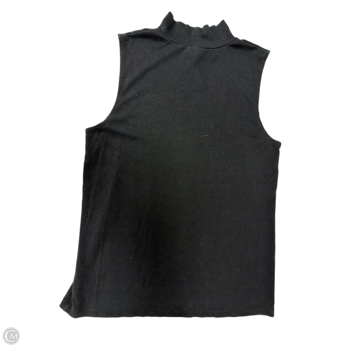 Top Sleeveless By Croft And Barrow In Black, Size: Xl