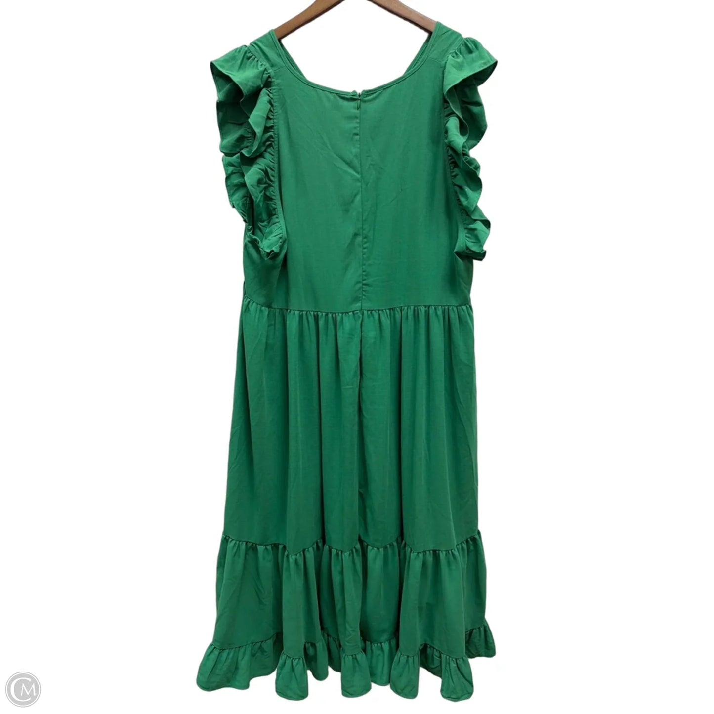 Dress Casual Maxi By Shein In Green, Size: 4x