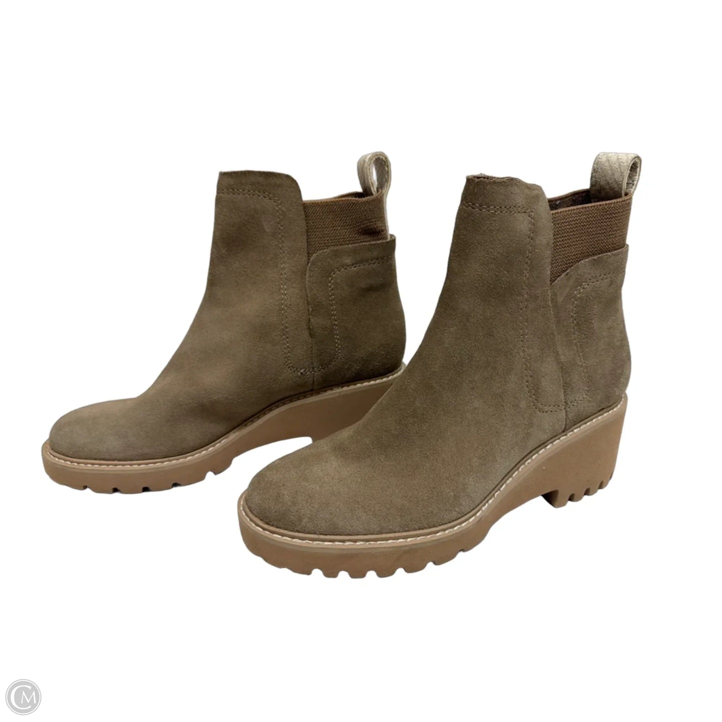 Boots Ankle Heels By Dolce Vita In Brown, Size: 7.5