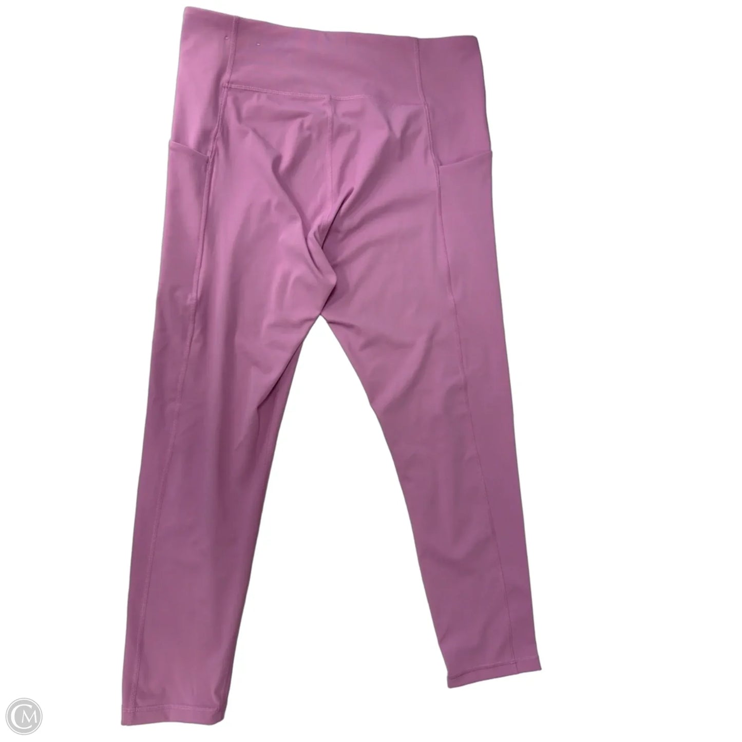 Athletic Leggings By Tek Gear In Pink, Size: 1x