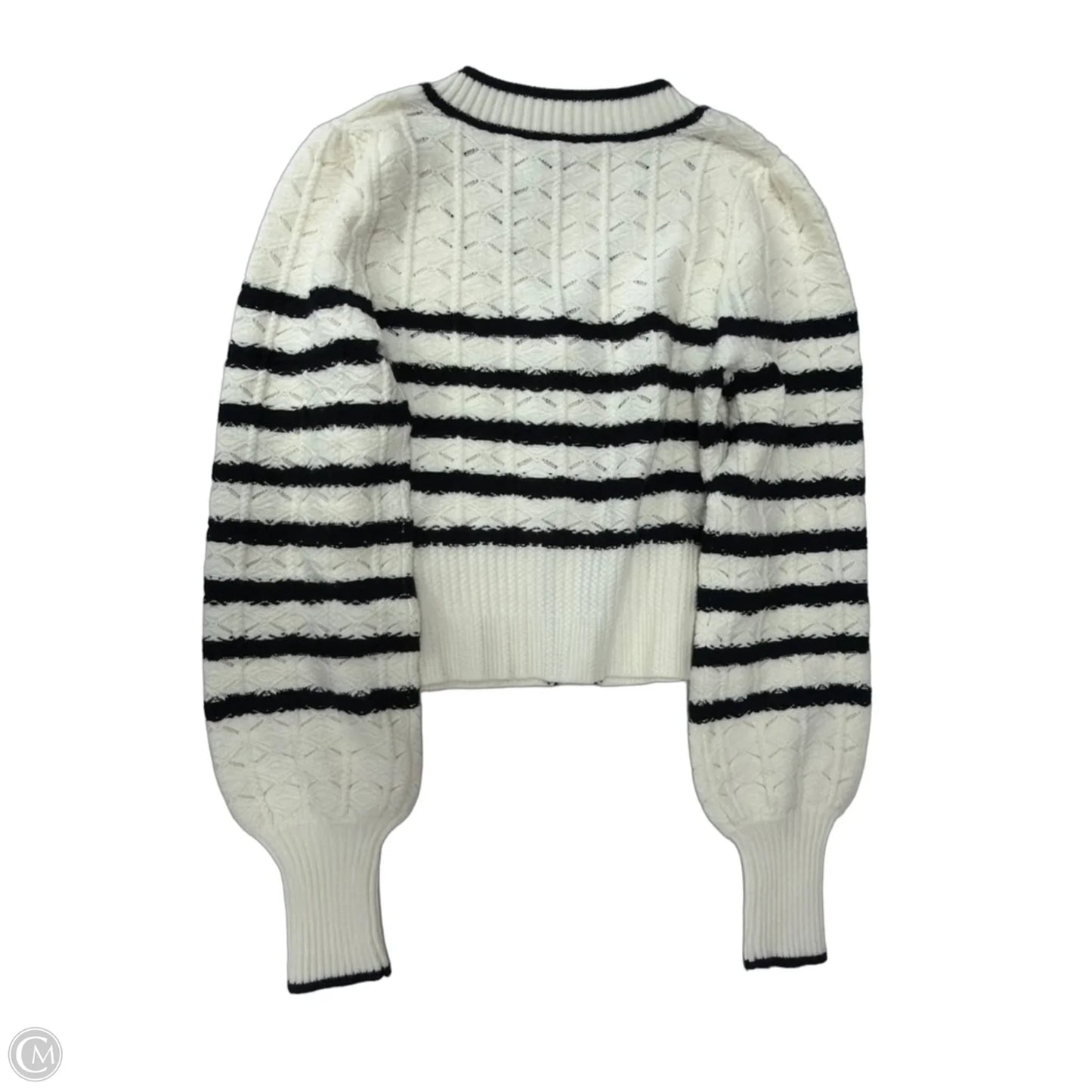 Cardigan By Express In Striped Pattern, Size: Xs