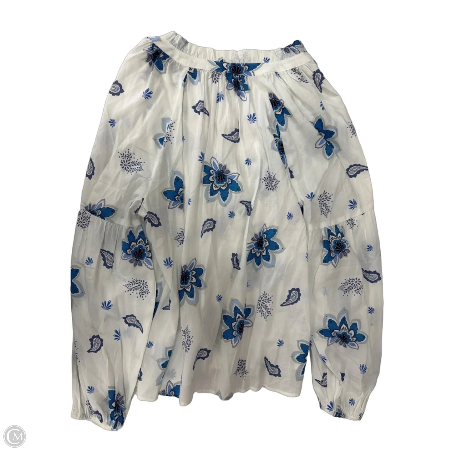 Top Long Sleeve By Loft In Floral Print, Size: M