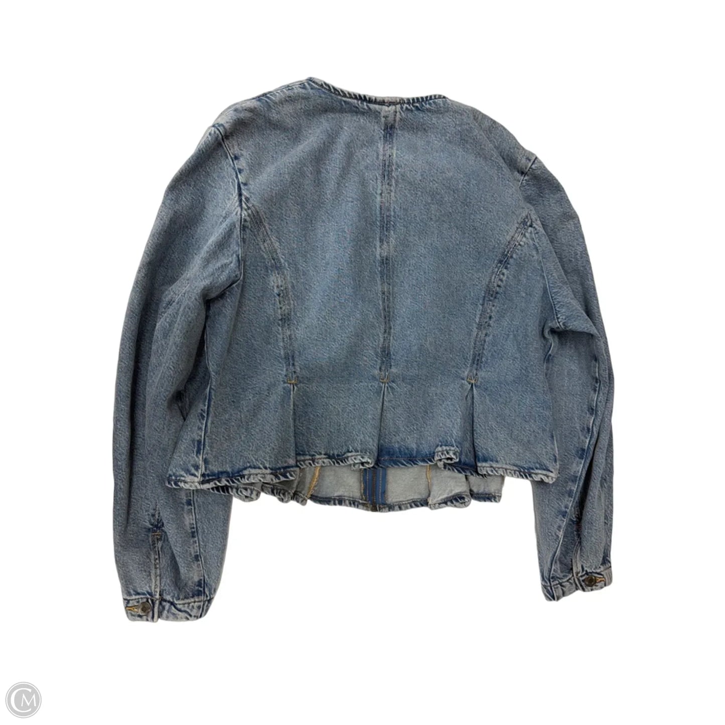 Jacket Denim By Divided In Blue Denim, Size: Xl