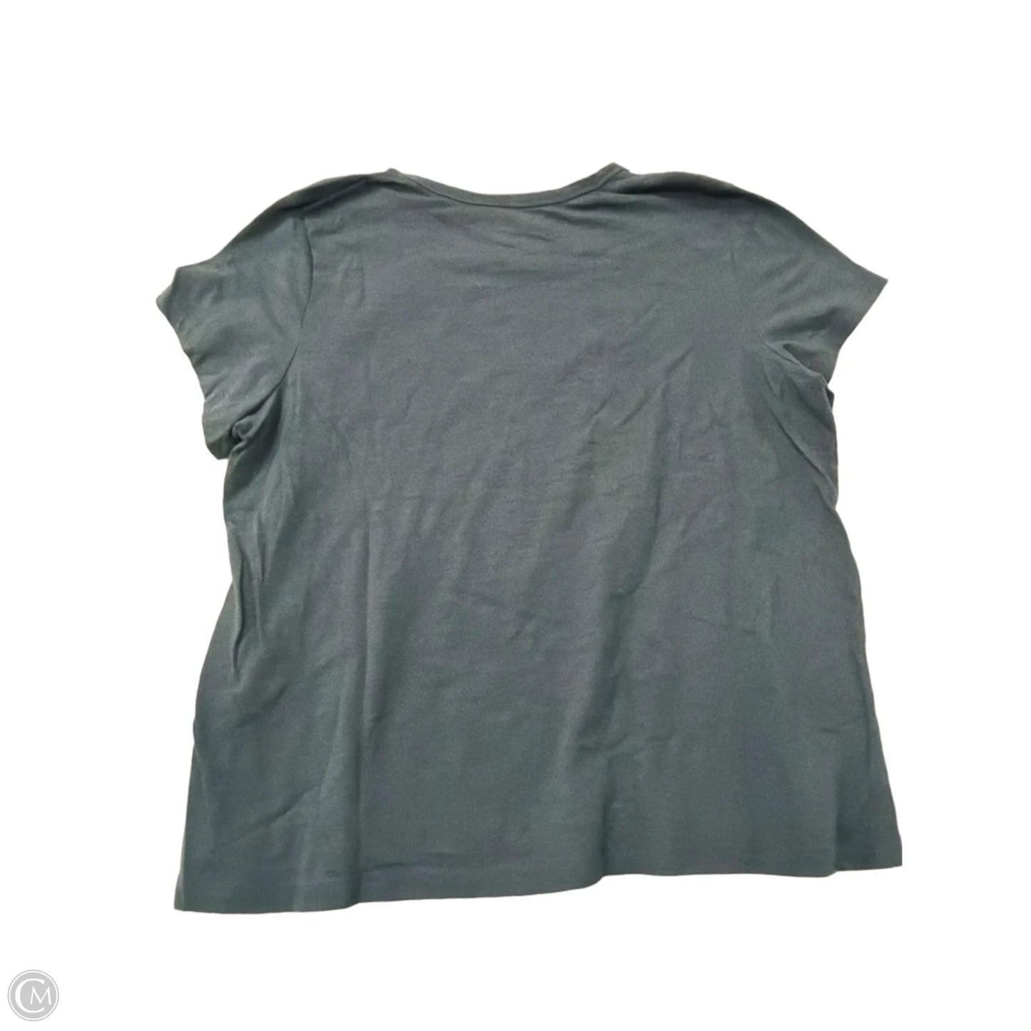 Top Short Sleeve Basic By Time And Tru In Navy, Size: 2x