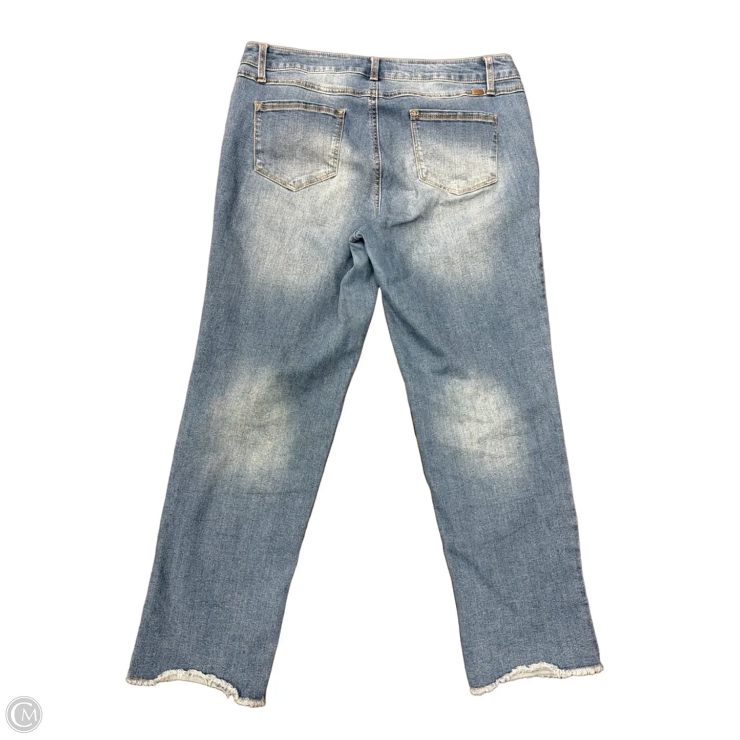 Jeans Straight By 1822 Denim In Blue Denim, Size: 14