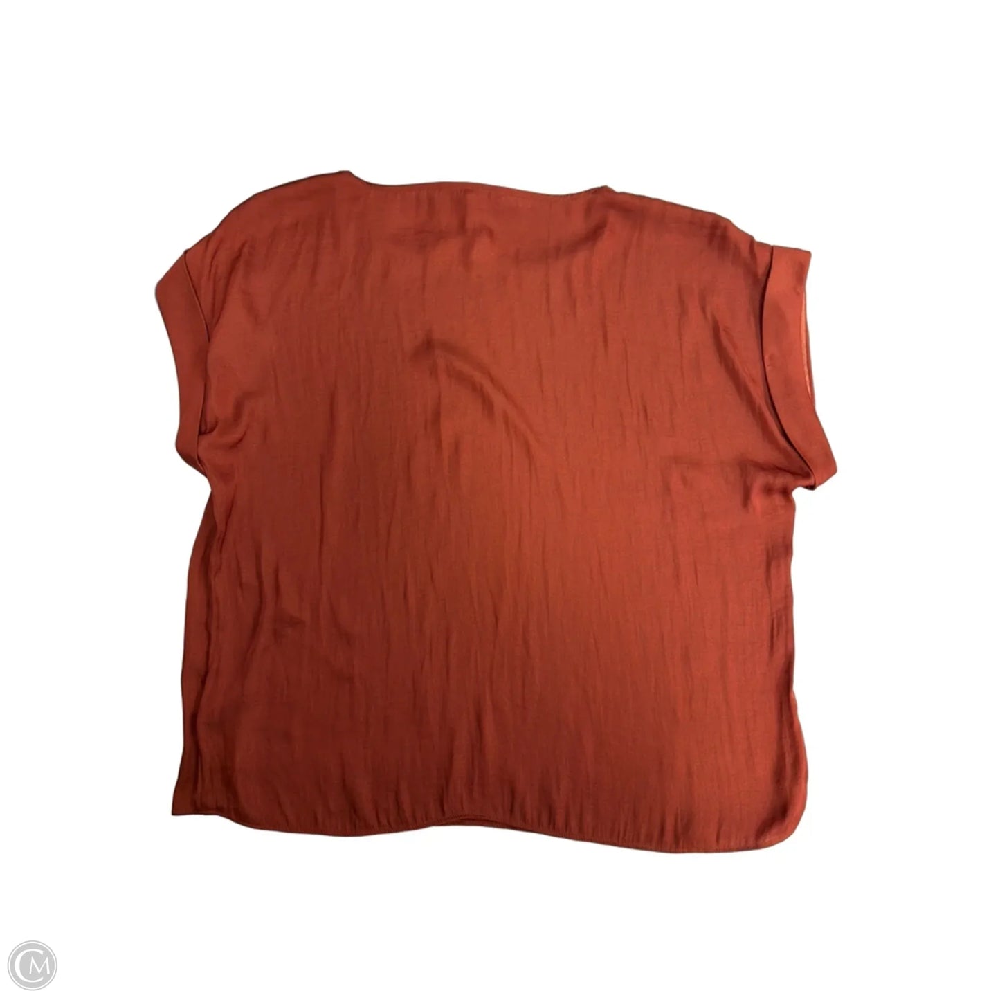 Top Sleeveless By Nine West Apparel In Orange, Size: Xl