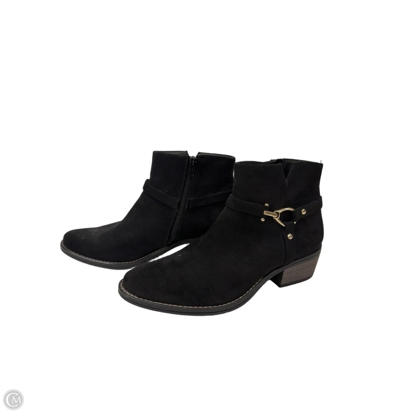 Boots Ankle Flats By White Mountain In Black, Size: 10
