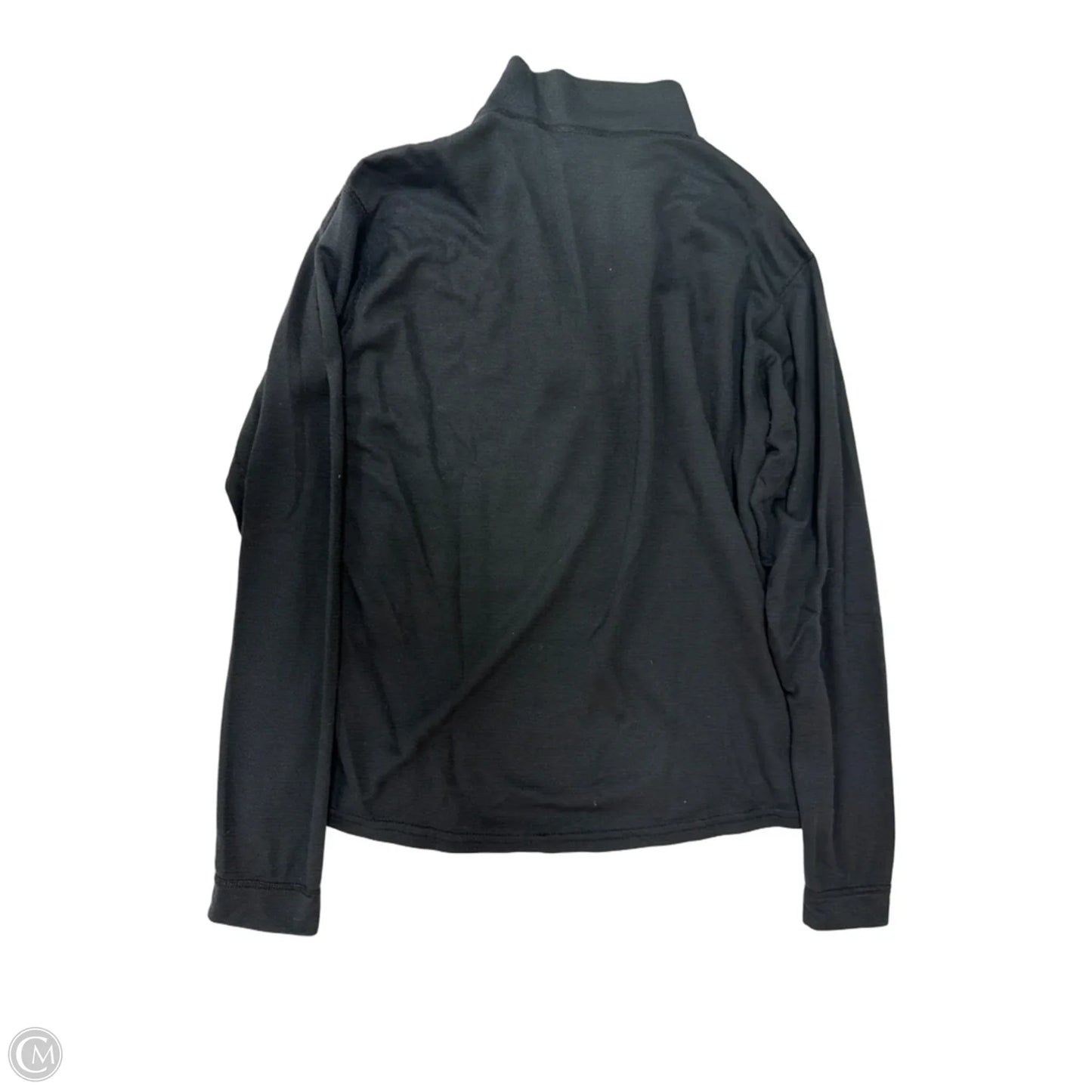 Athletic Top Long Sleeve Collar By Patagonia In Black, Size: S