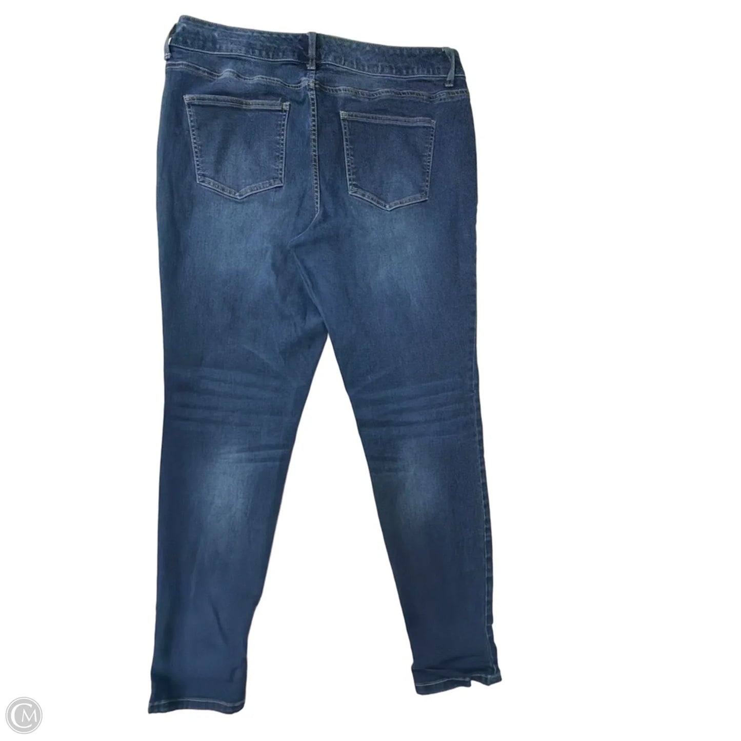 Jeans Skinny By Maurices In Blue Denim, Size: 16