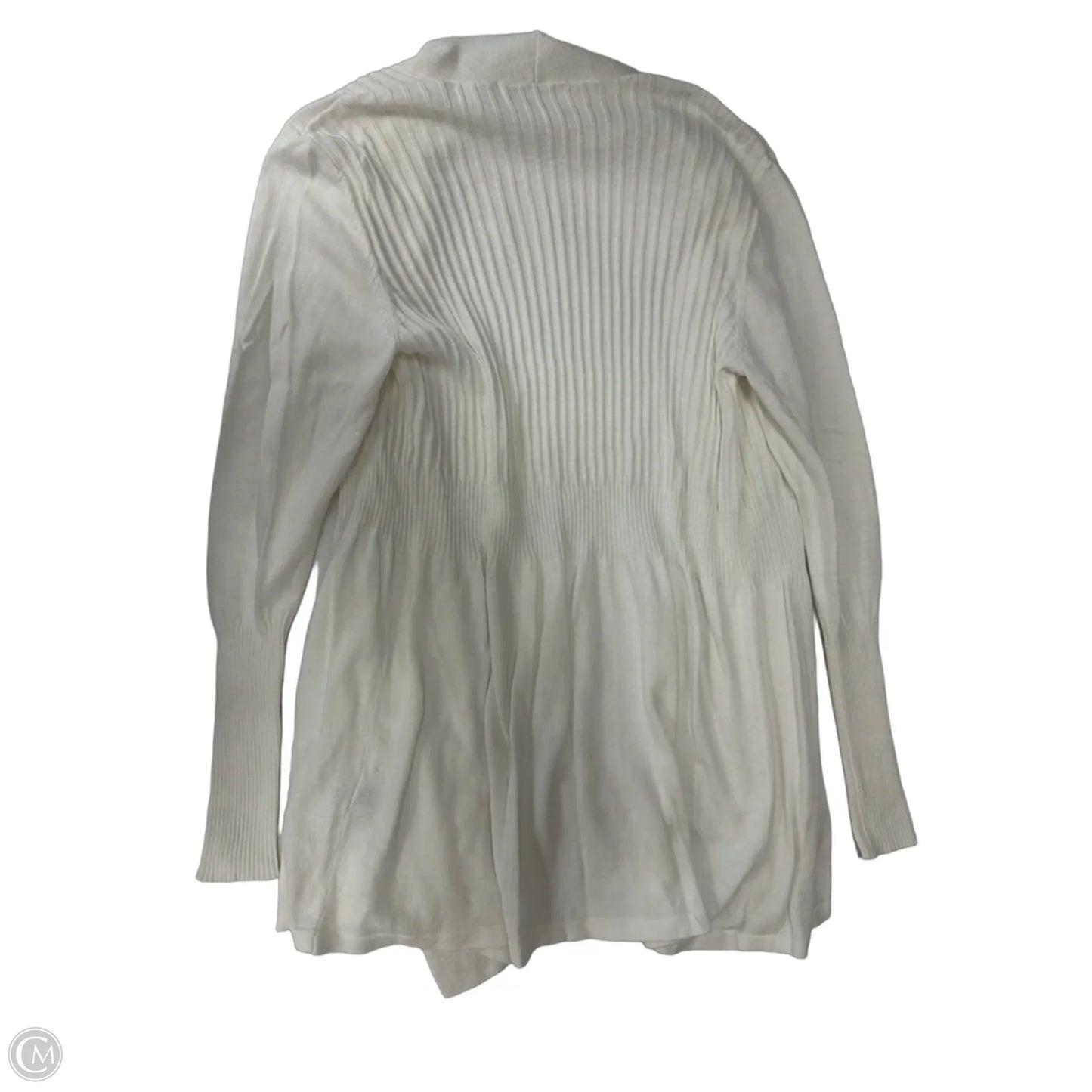 Cardigan By August Silk In White, Size: M