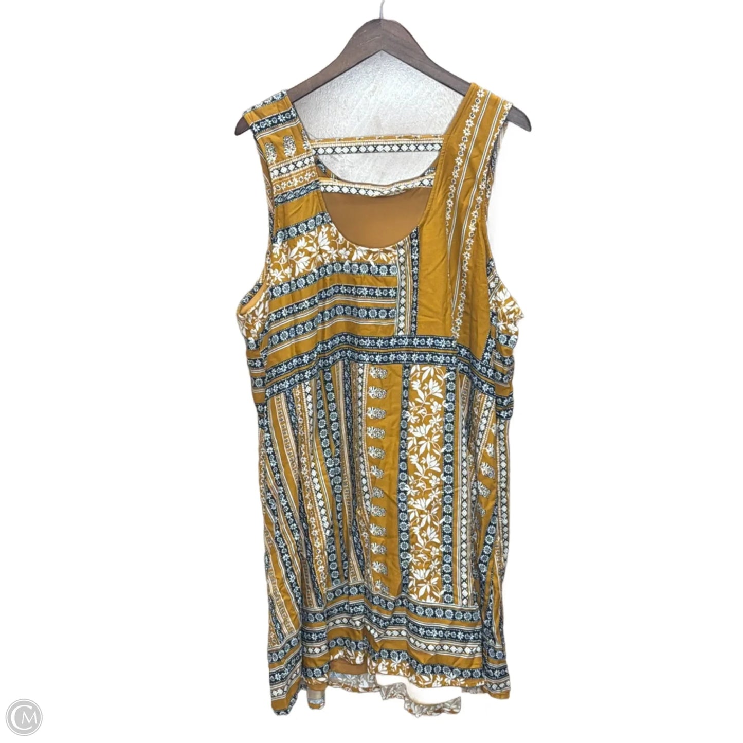 Dress Casual Short By Maurices In Yellow, Size: 2x