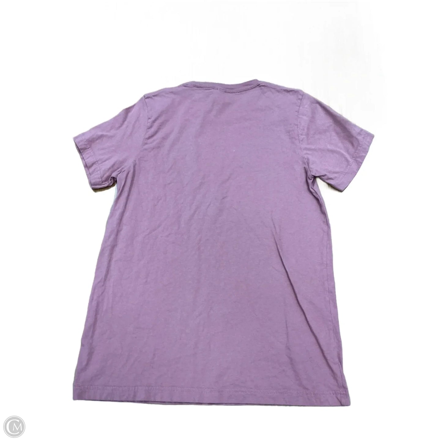 Top Short Sleeve By Bella + Canvas In Pink, Size: M