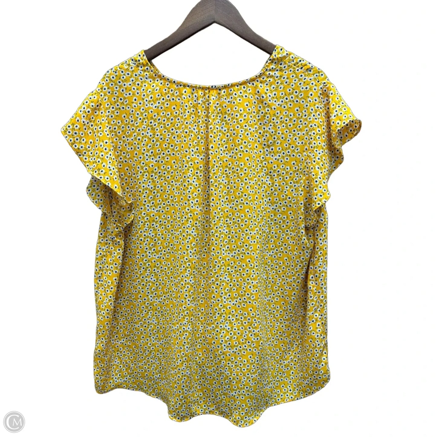 Top Short Sleeve By Cynthia Rowley In Floral Print, Size: 2x