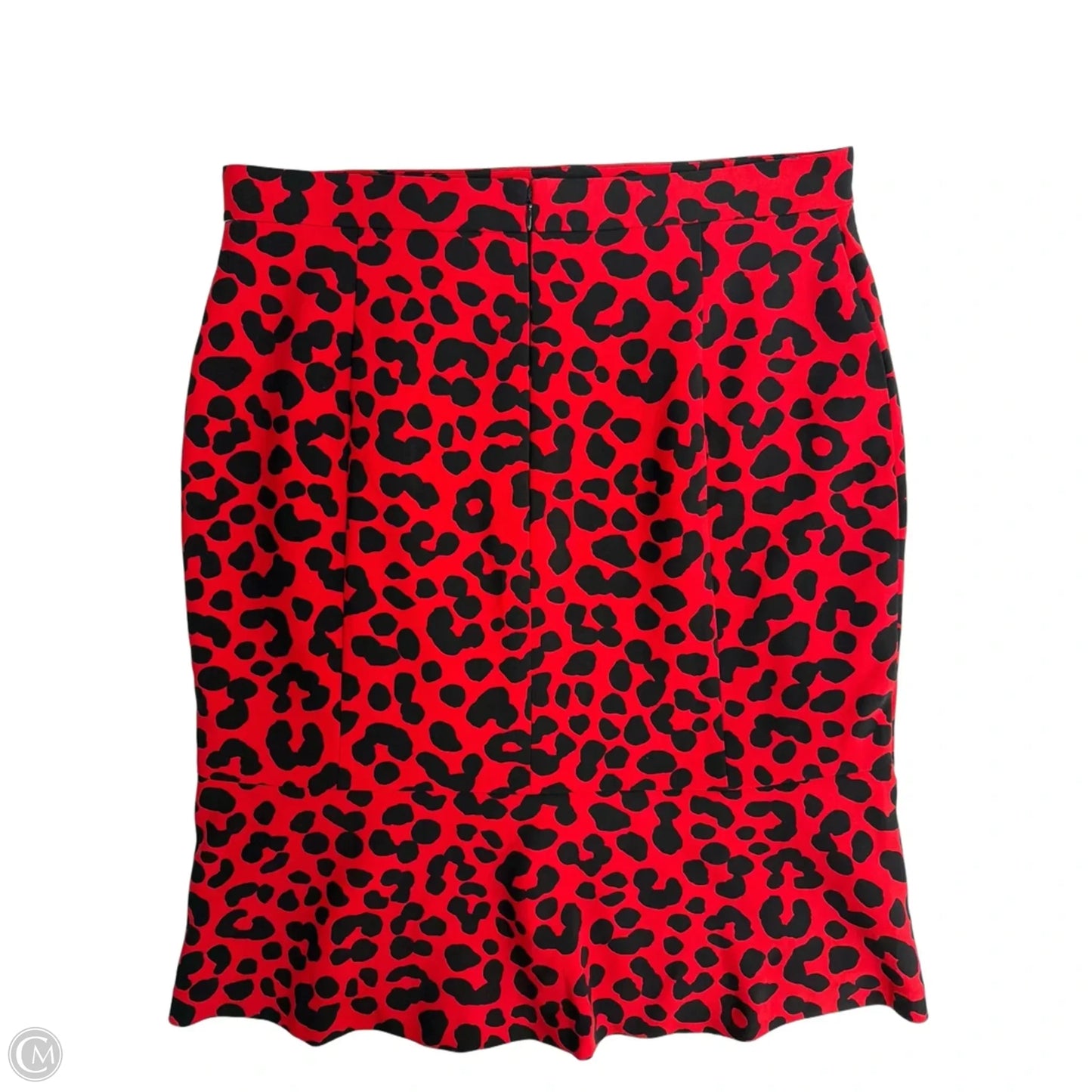 Skirt Maxi By Ann Taylor In Black & Red, Size: M