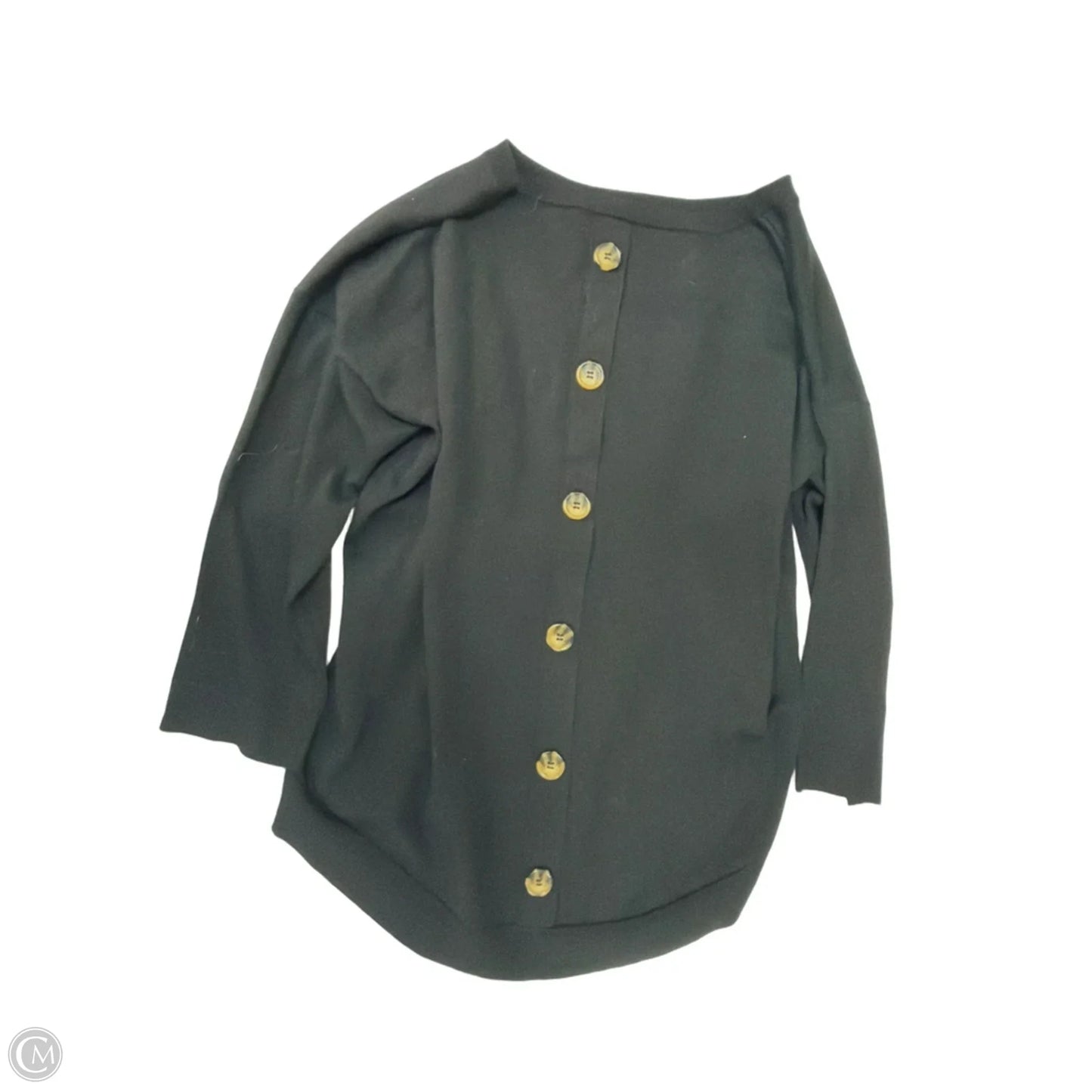 Top 3/4 Sleeve By Melissa Paige In Black, Size: L