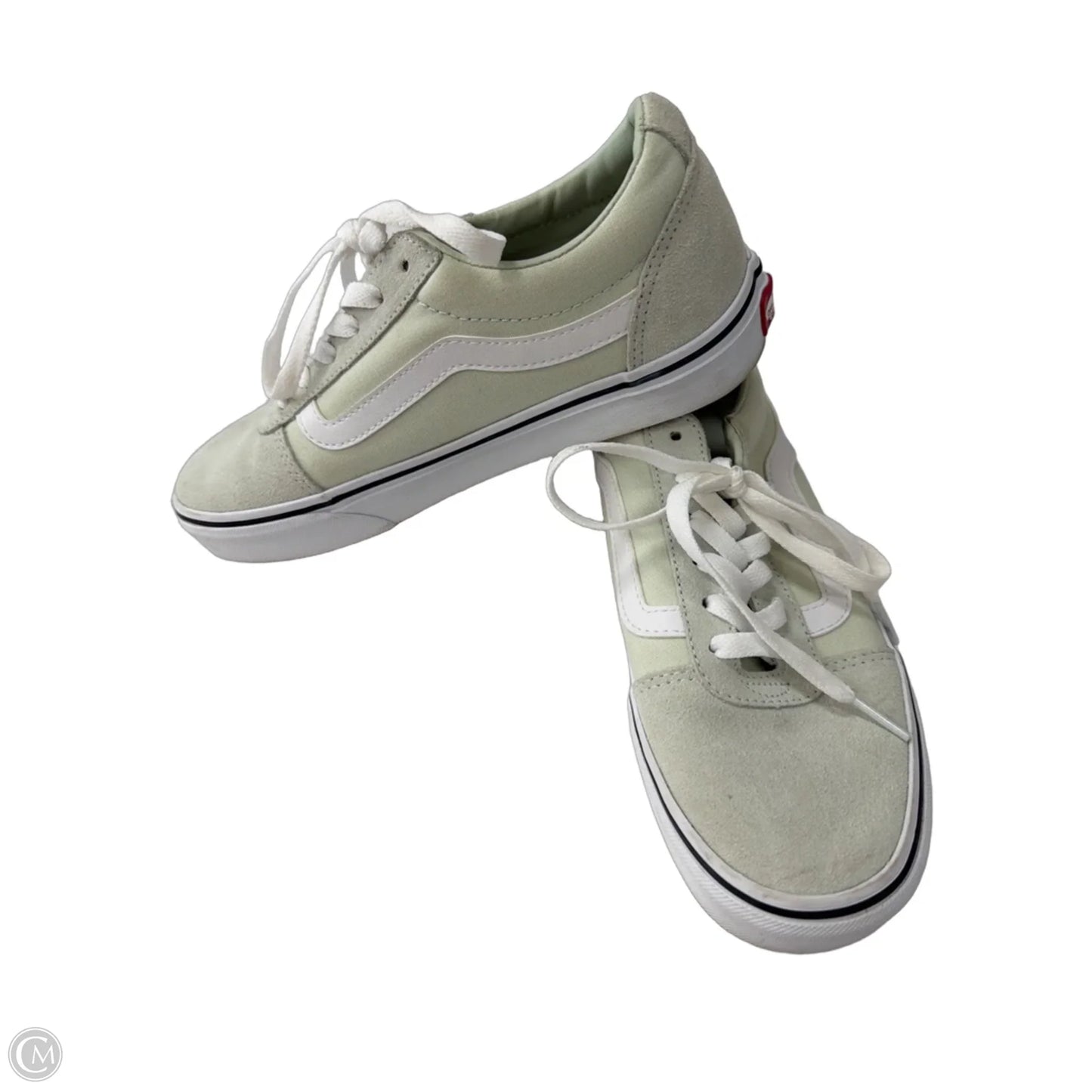 Shoes Sneakers By Vans In Green, Size: 7.5