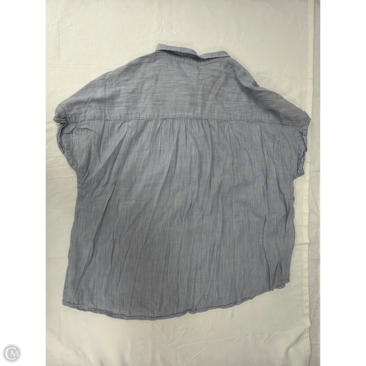 Top Short Sleeve By Gap In Blue, Size: Xl