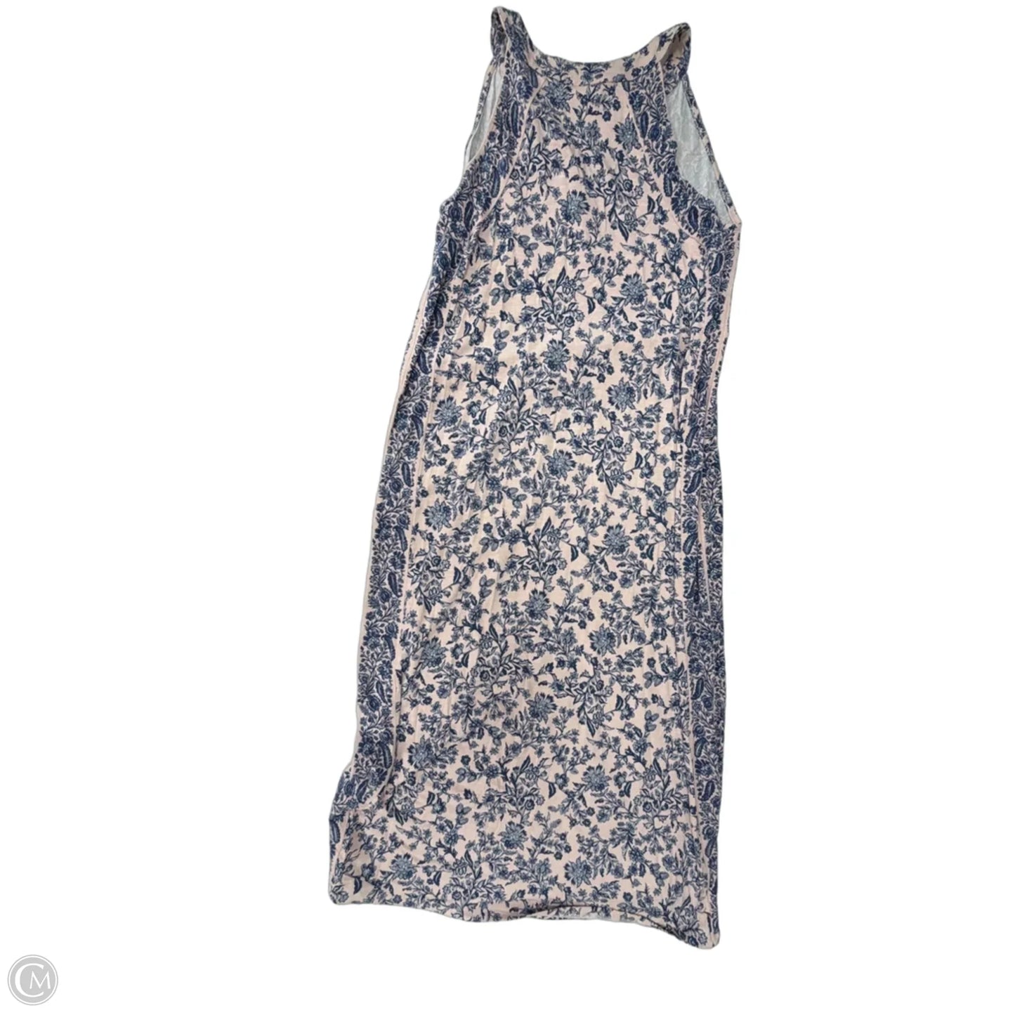 Dress Casual Maxi By J. Jill In Blue & Pink, Size: S