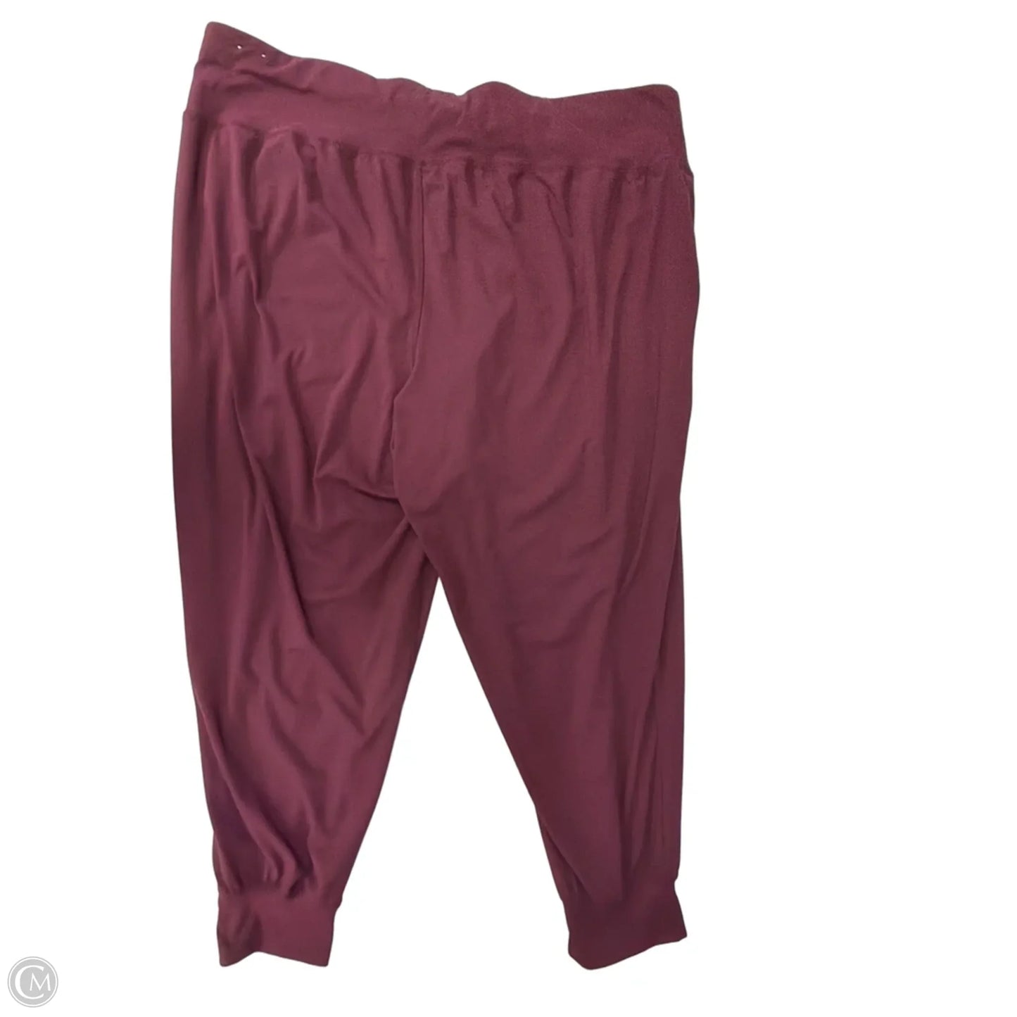 Athletic Pants By Livi Active In Maroon, Size: 3x
