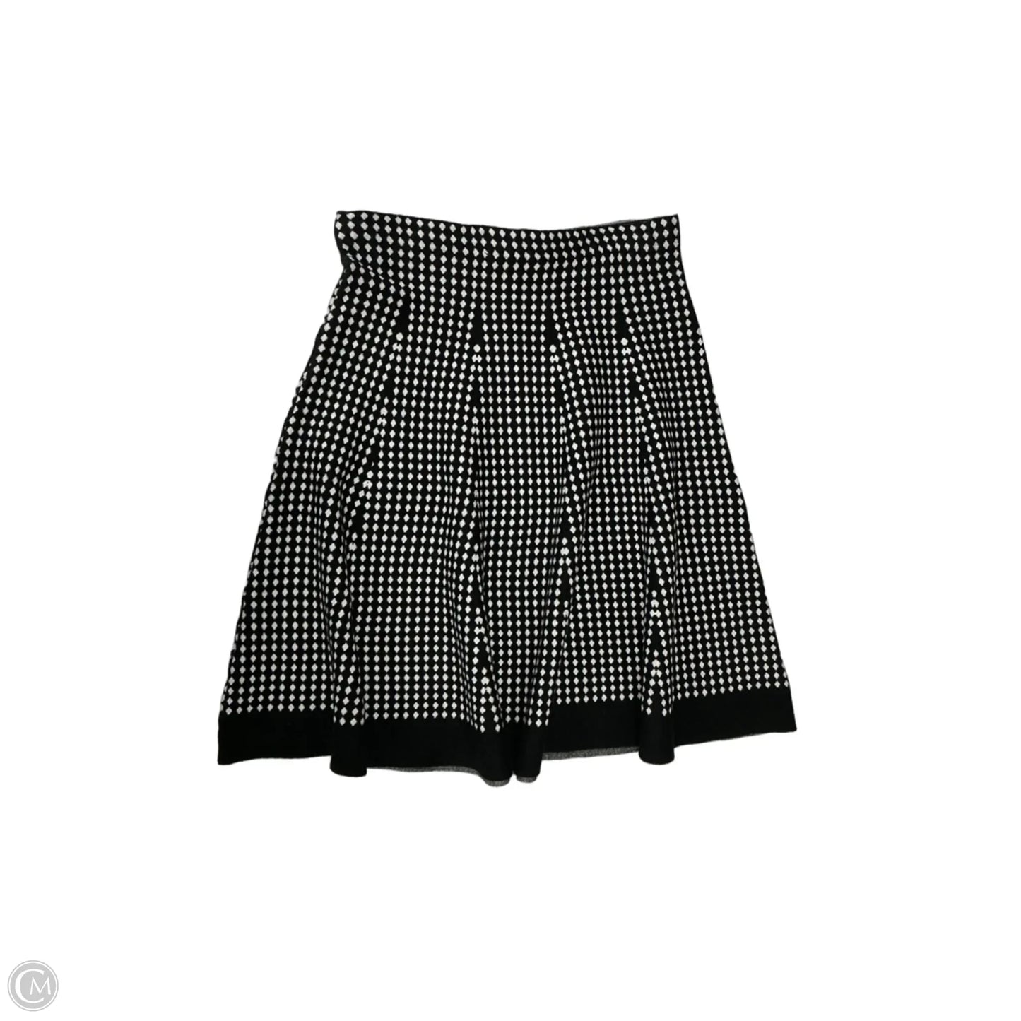 Skirt Mini & Short By Clothes Mentor In Black & White, Size: M