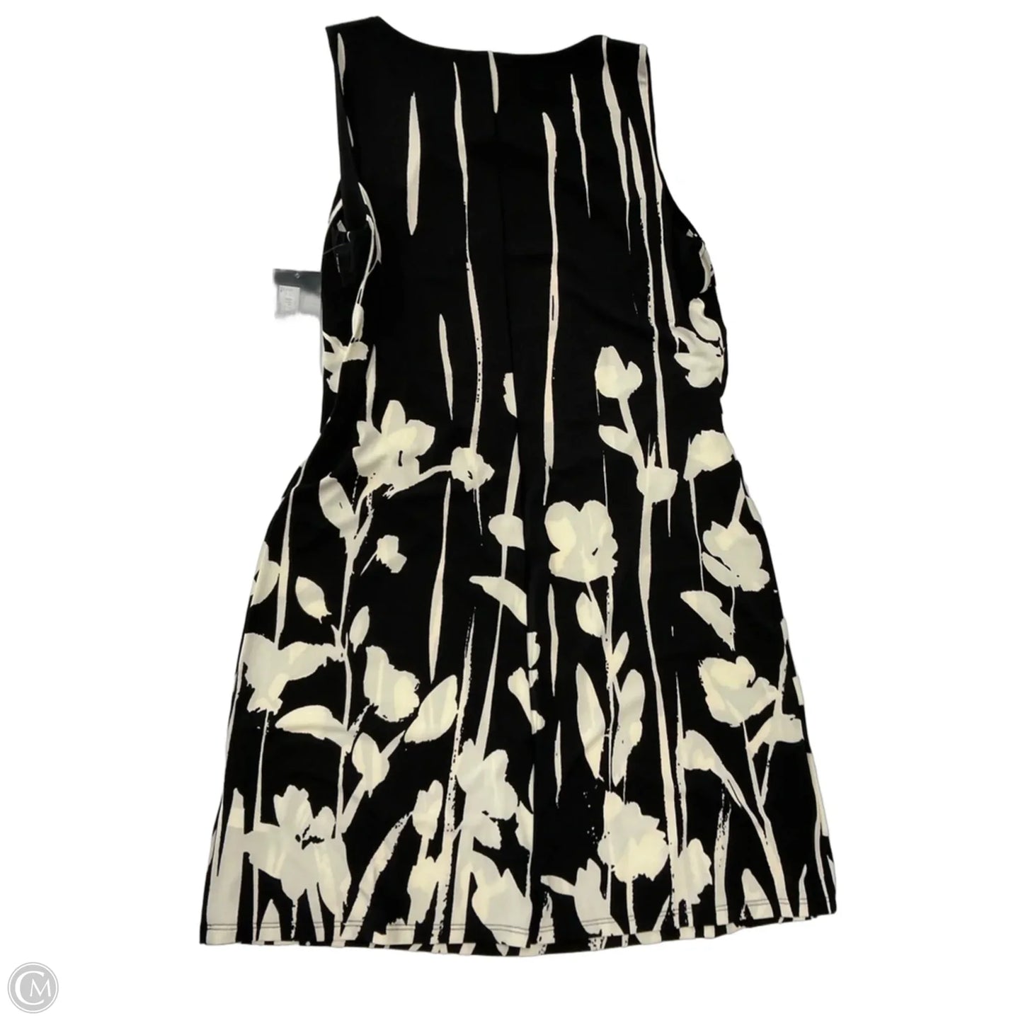 Dress Casual Short By American Living In Black & Cream, Size: L