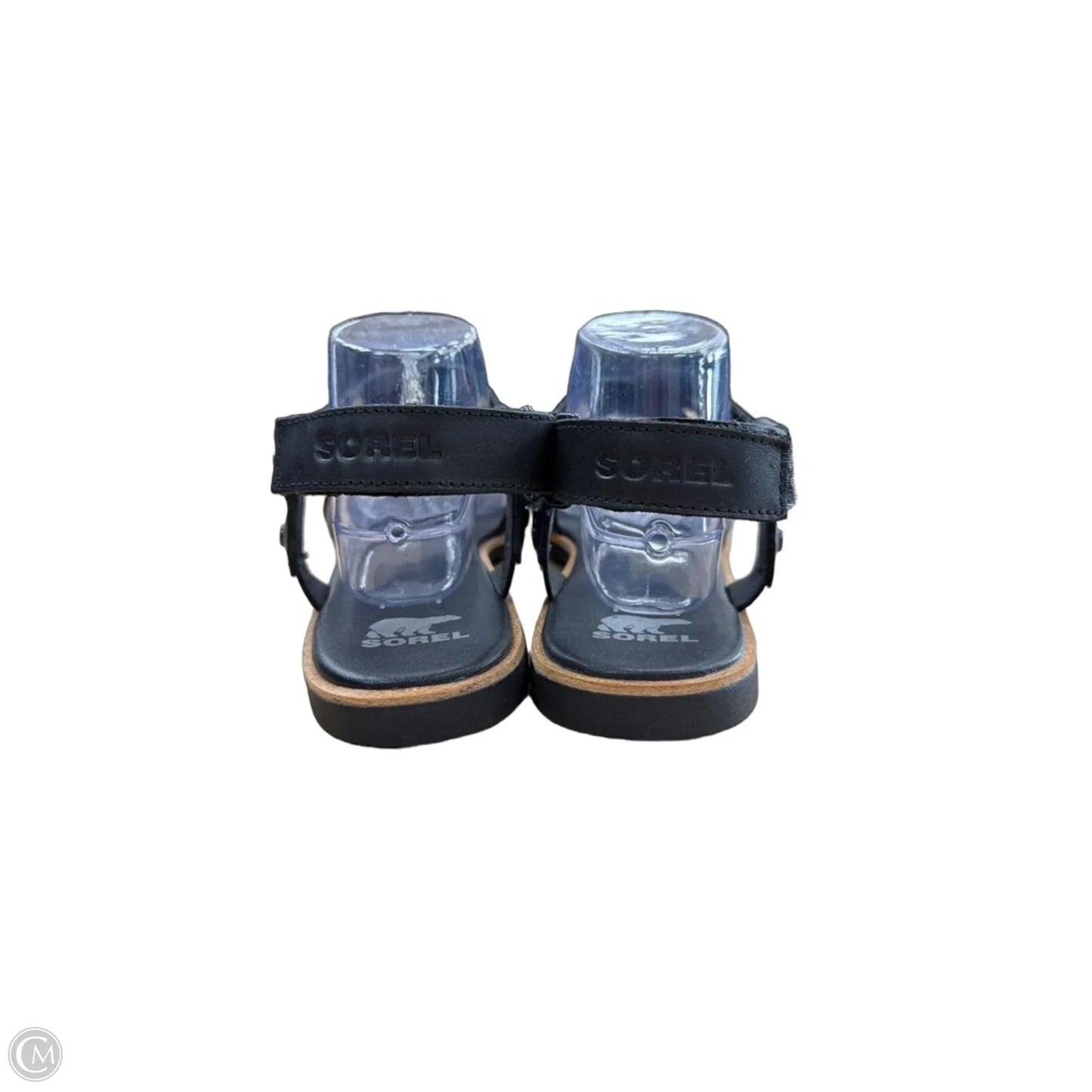 Sandals Flats By Sorel In Black, Size: 11