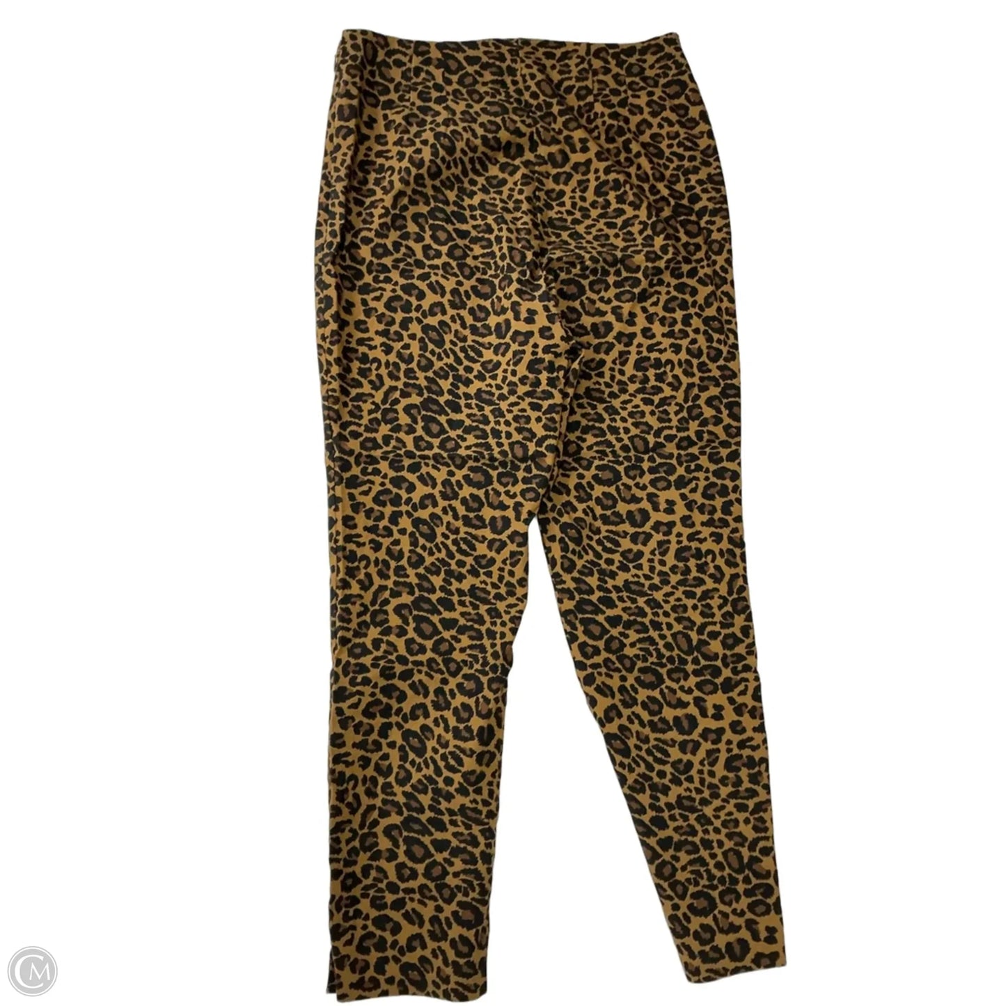 Pants Cropped By Time And Tru In Animal Print, Size: 14