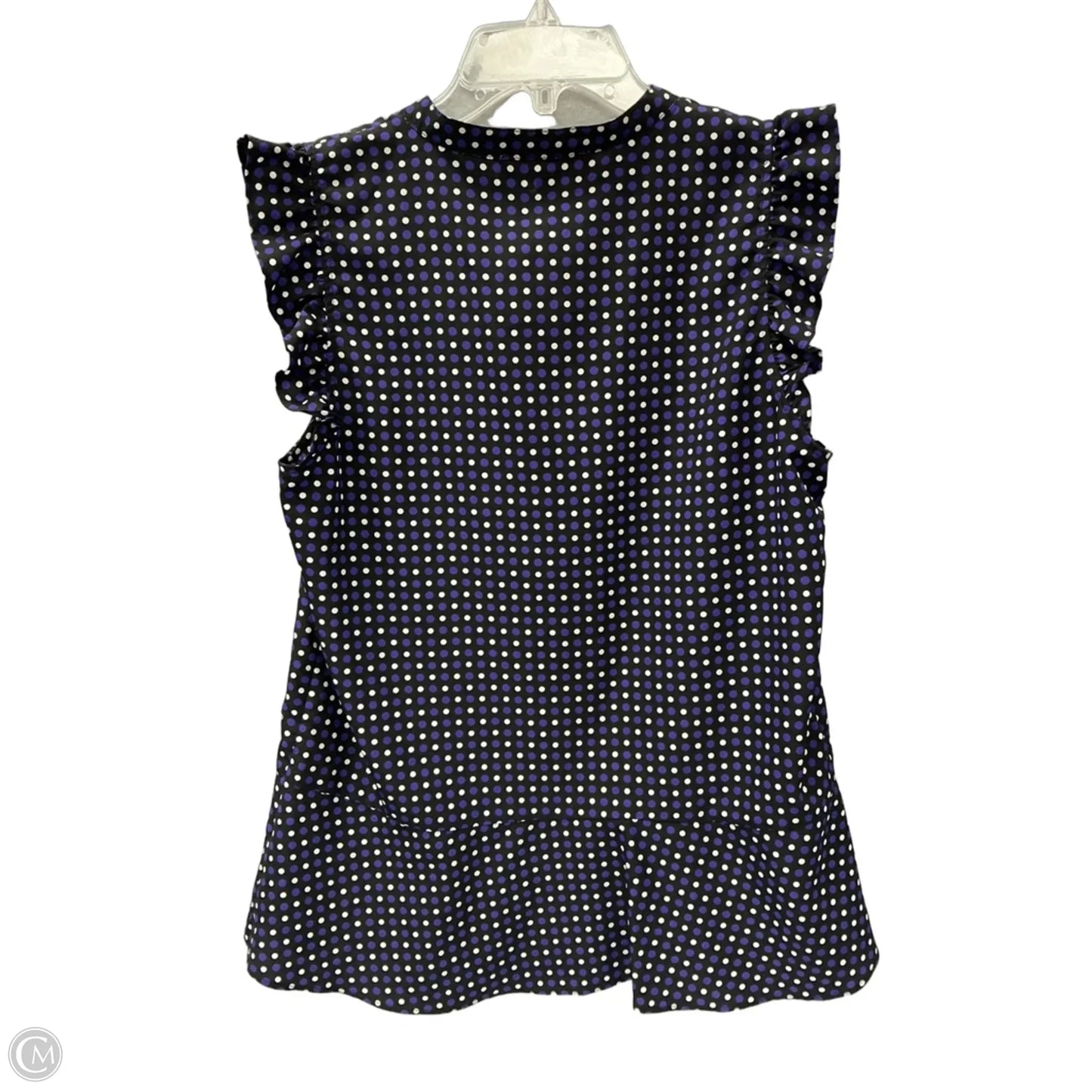 Top Sleeveless By Michael By Michael Kors In Polkadot Pattern, Size: M