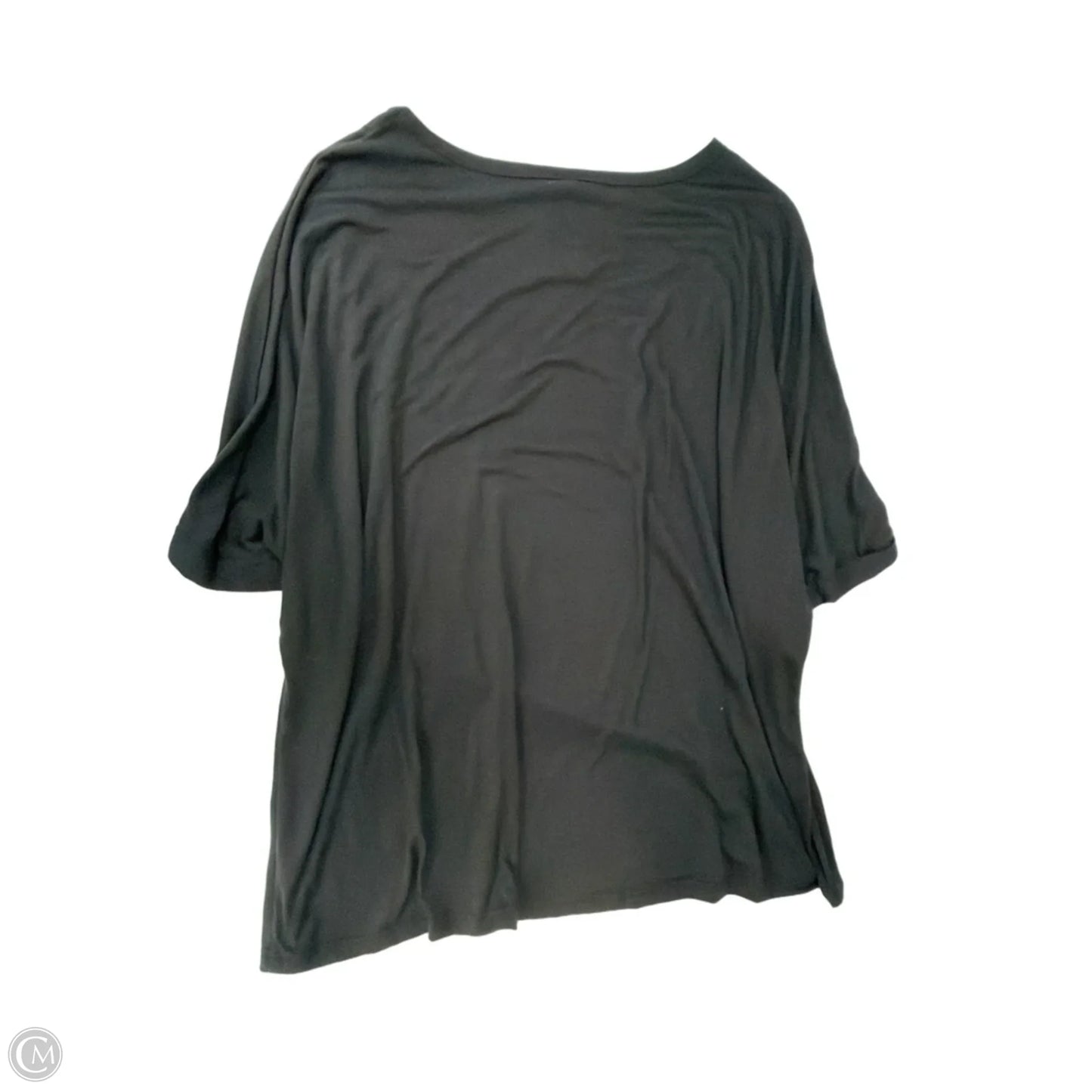 Top Short Sleeve By Clothes Mentor In Black, Size: 3x