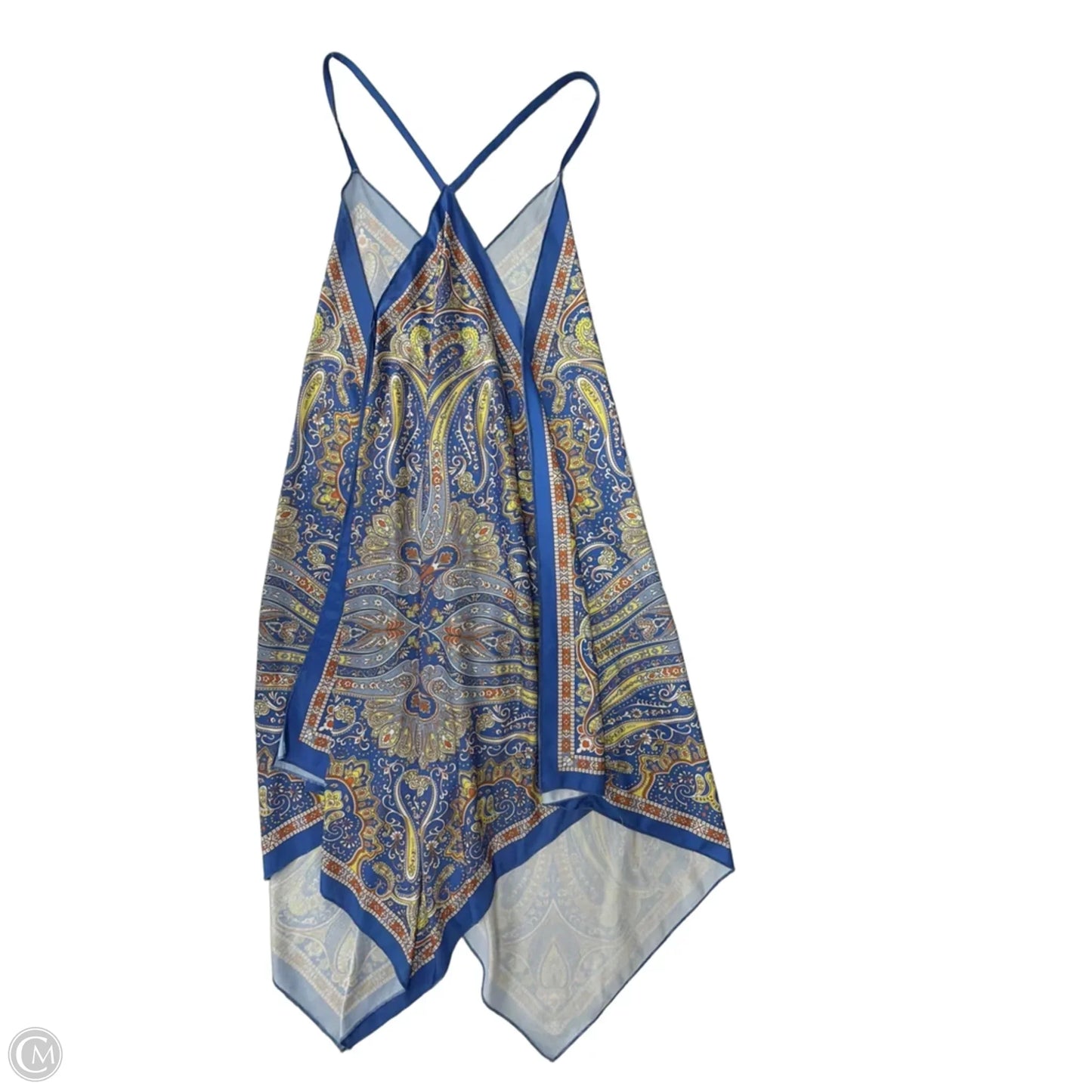 Dress Casual Midi By Zara In Blue, Size: S