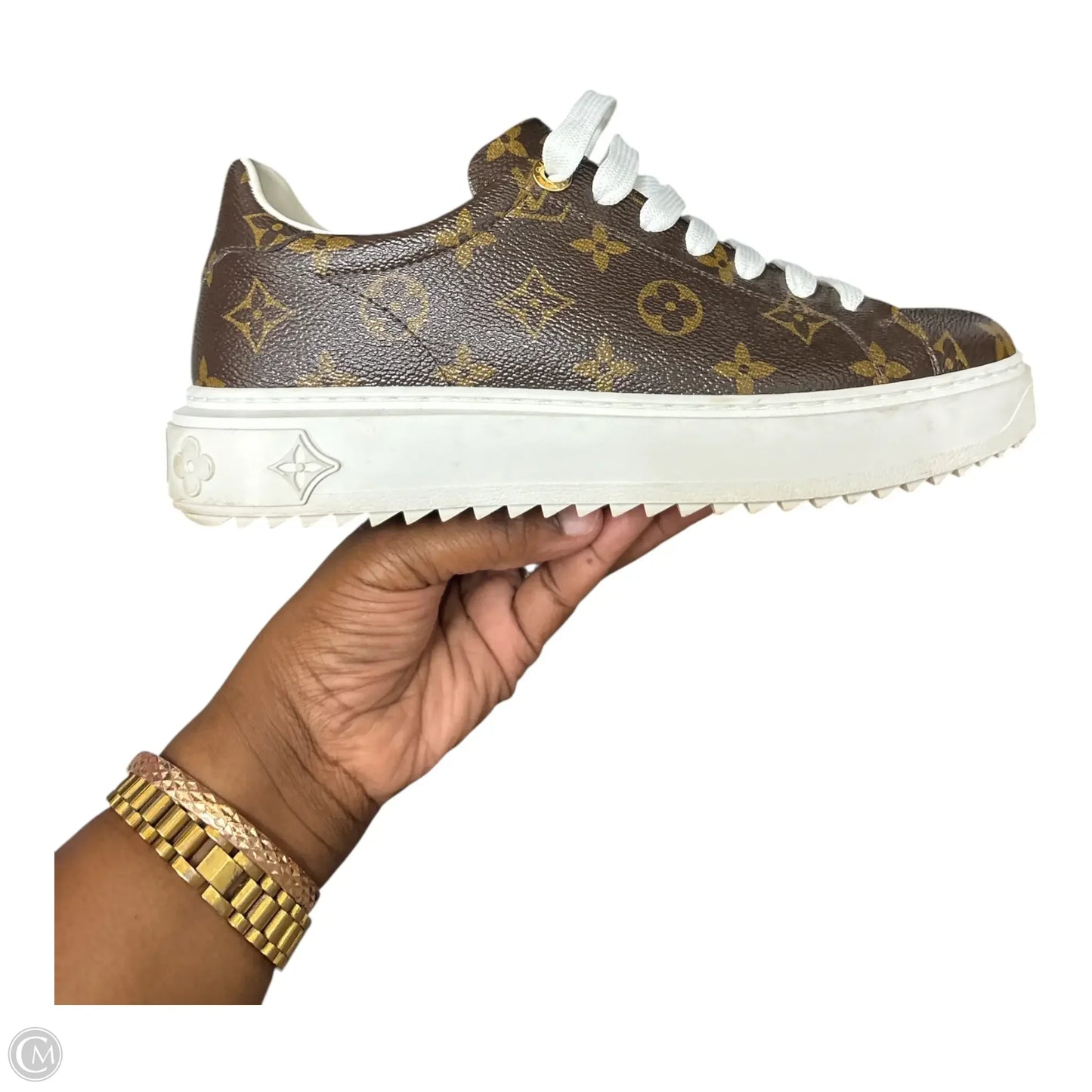 Shoes Luxury Designer By Louis Vuitton In Brown
