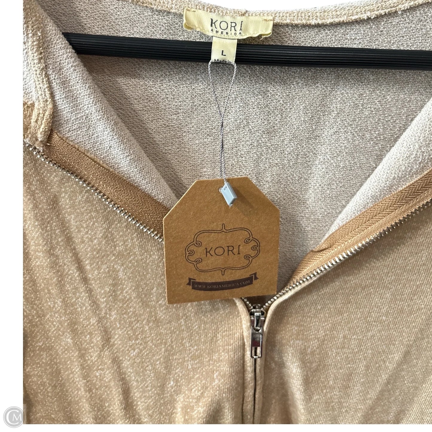 Jacket Other By Kori America In Beige, Size: L