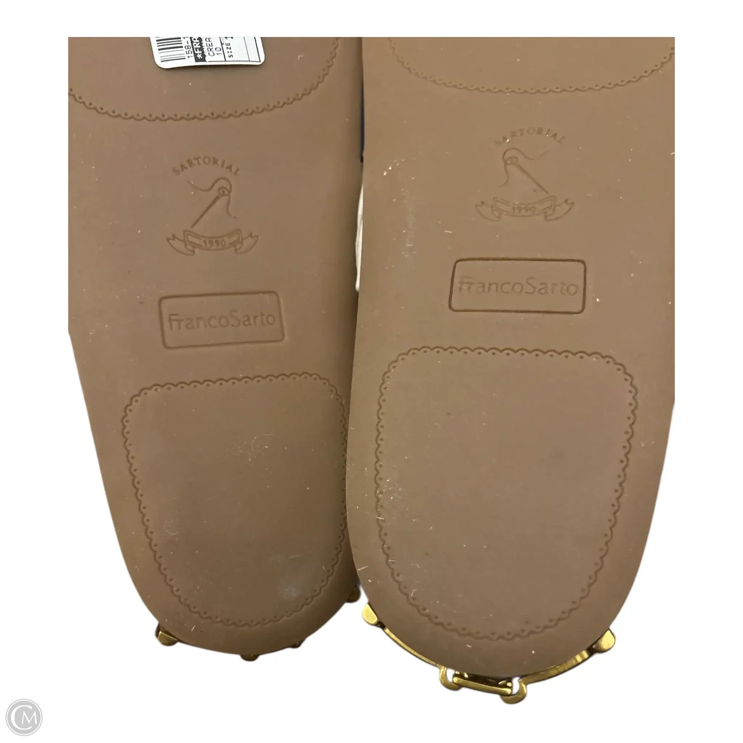 Sandals Flats By Franco Sarto In Cream, Size: 10