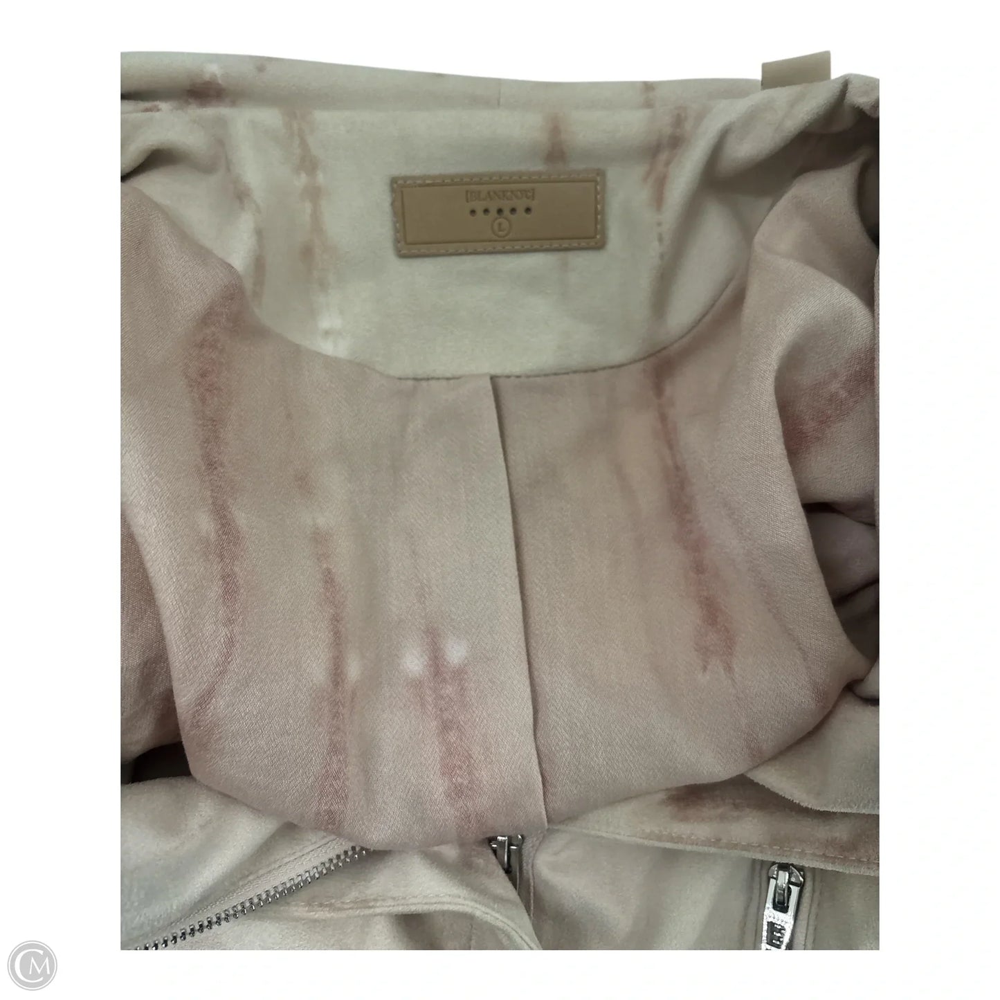 Jacket Moto By Blanknyc In Cream, Size: L