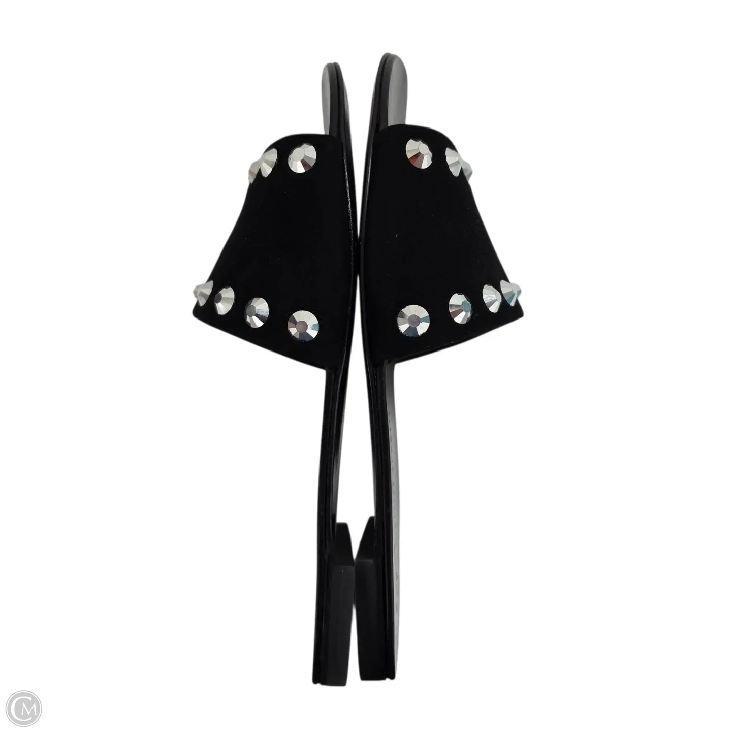 Sandals Designer By Giuseppe Zanotti In Black & Silver