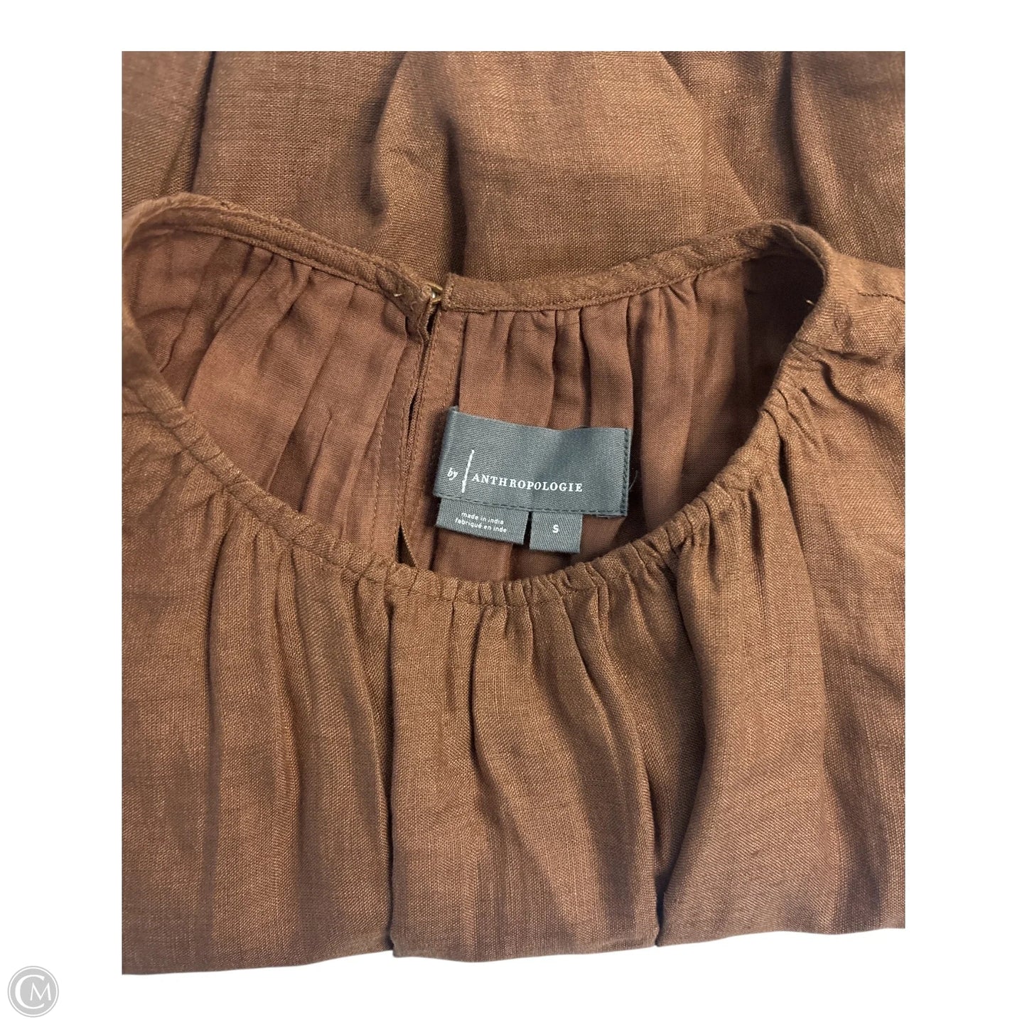 Top Sleeveless By Anthropologie In Brown, Size: S