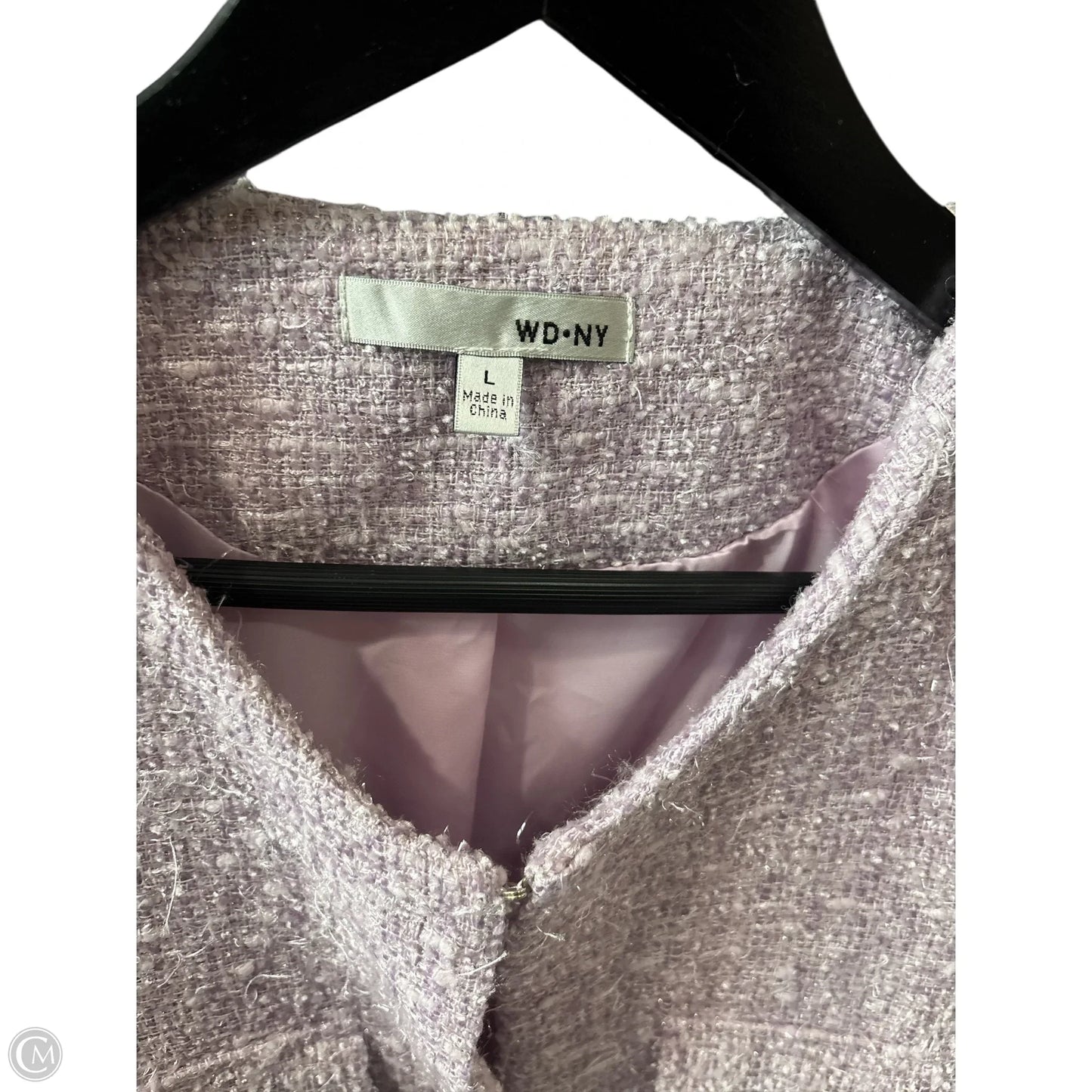 Blazer By Wdny In Purple, Size: L