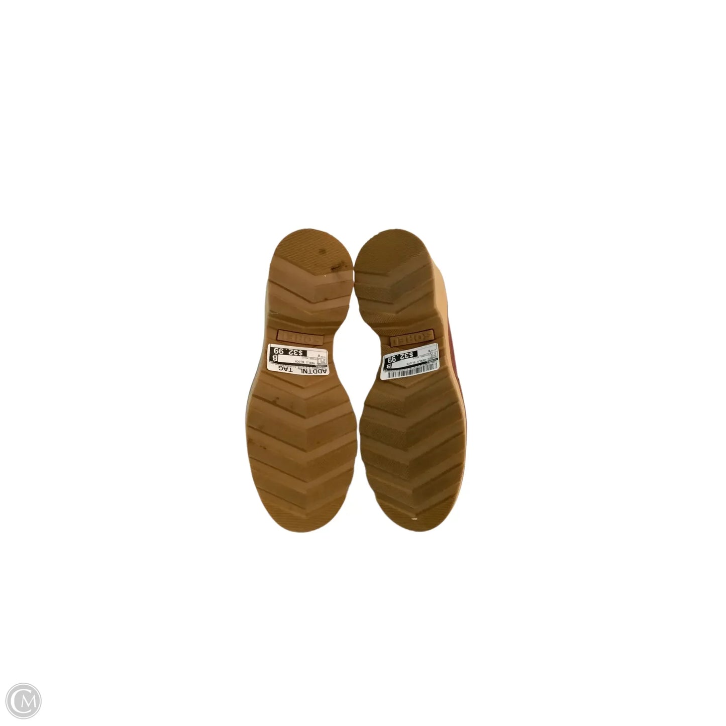 Shoes Heels Block By Sorel In Red, Size: 8