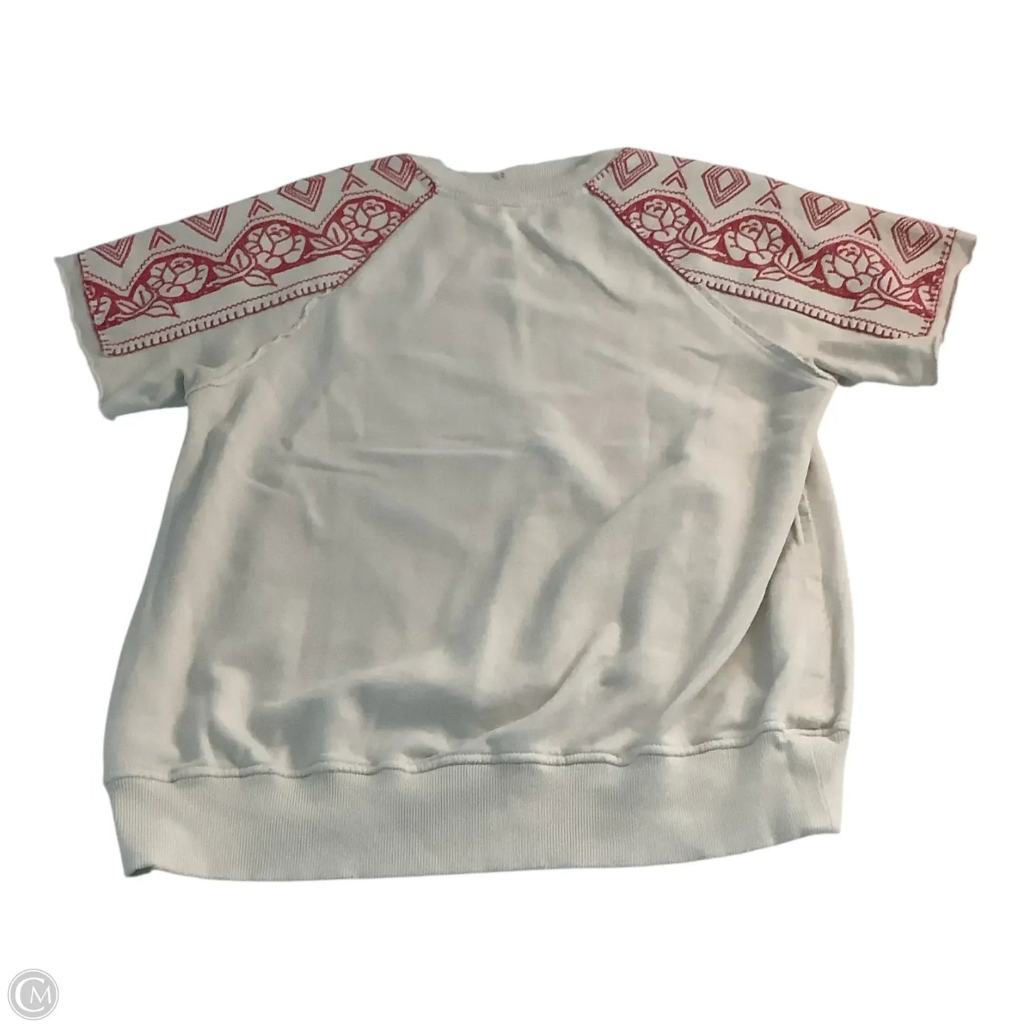 Top Short Sleeve By Free People In Red & Tan, Size: Xs