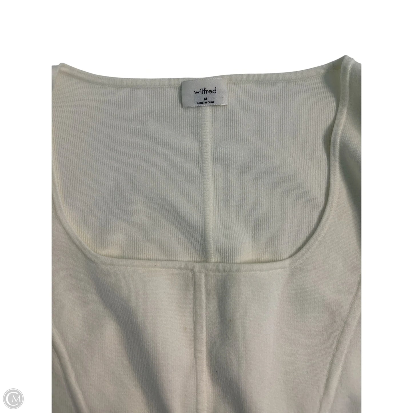 Top Long Sleeve Basic By Wilfred In Cream, Size: M