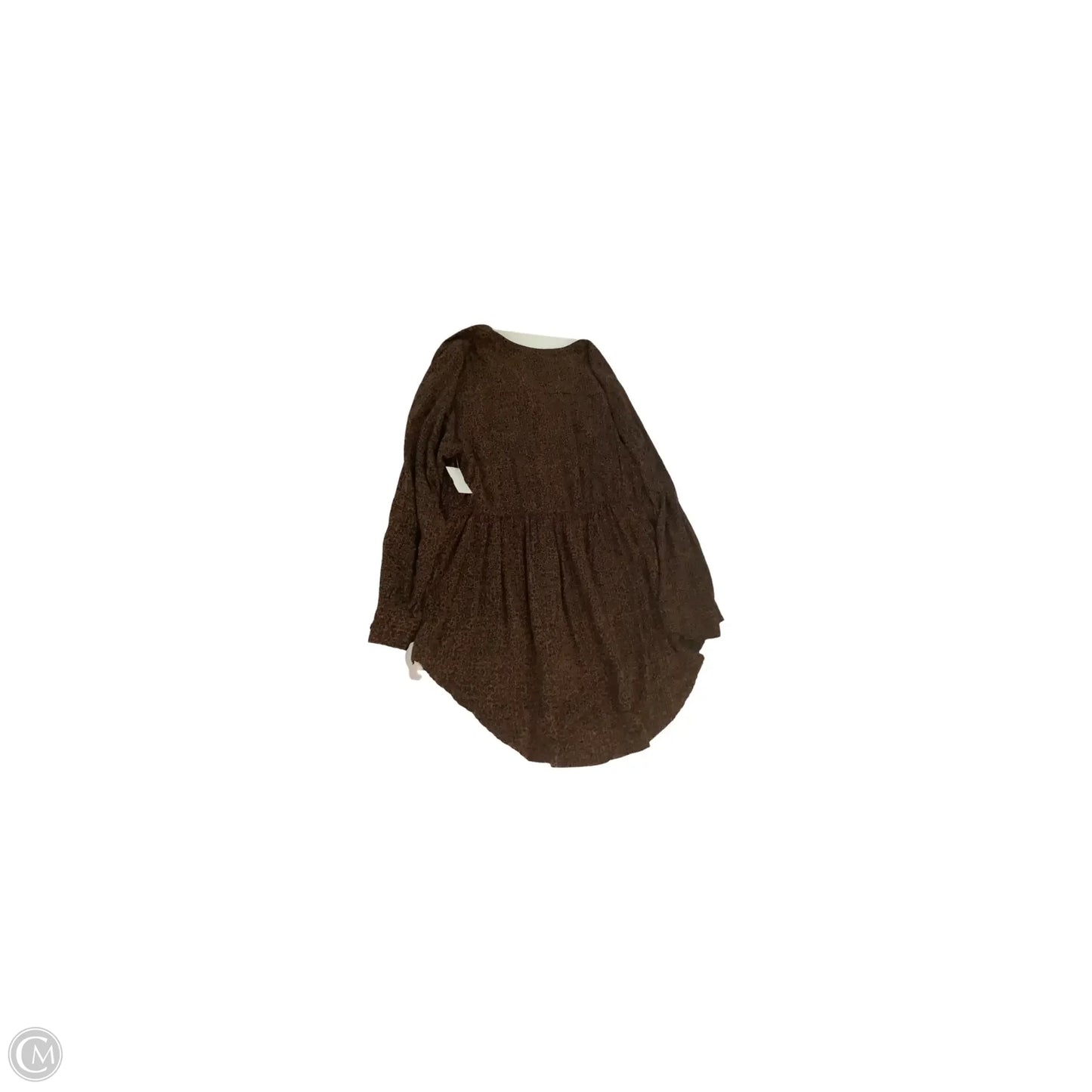 Top Long Sleeve Basic By Torrid In Animal Print, Size: 2x