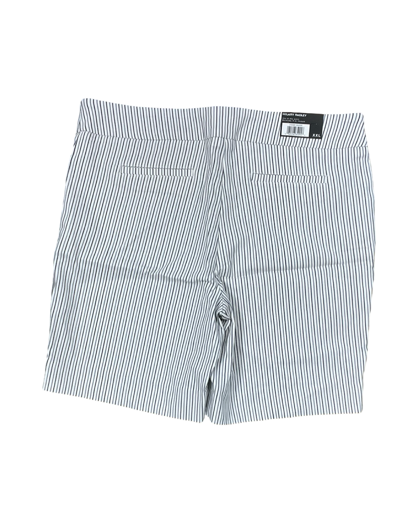 Shorts By Hilary Radley In Black & Cream, Size:XXL