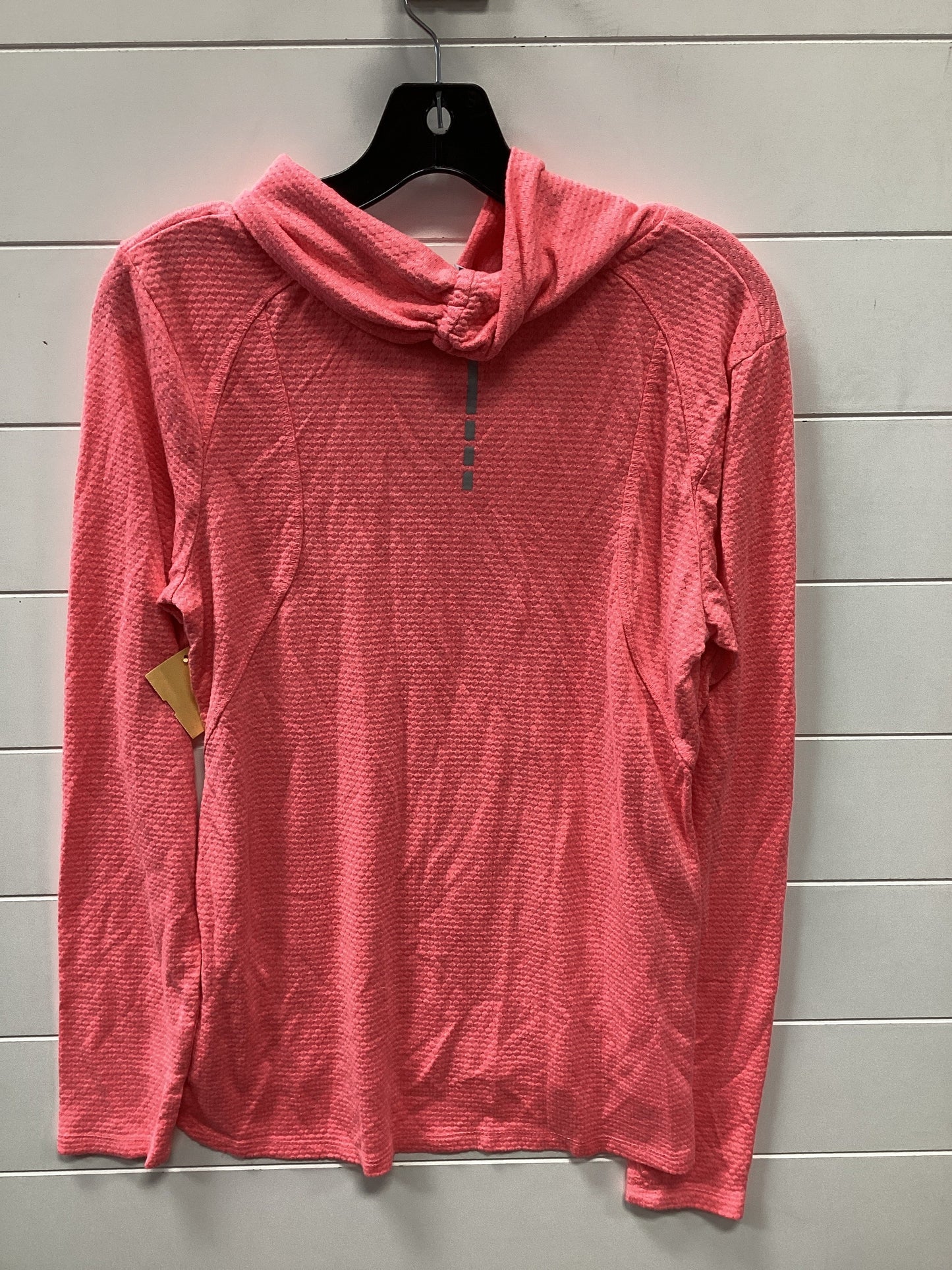 Athletic Top Ls Collar By Avia In Pink, Size:L