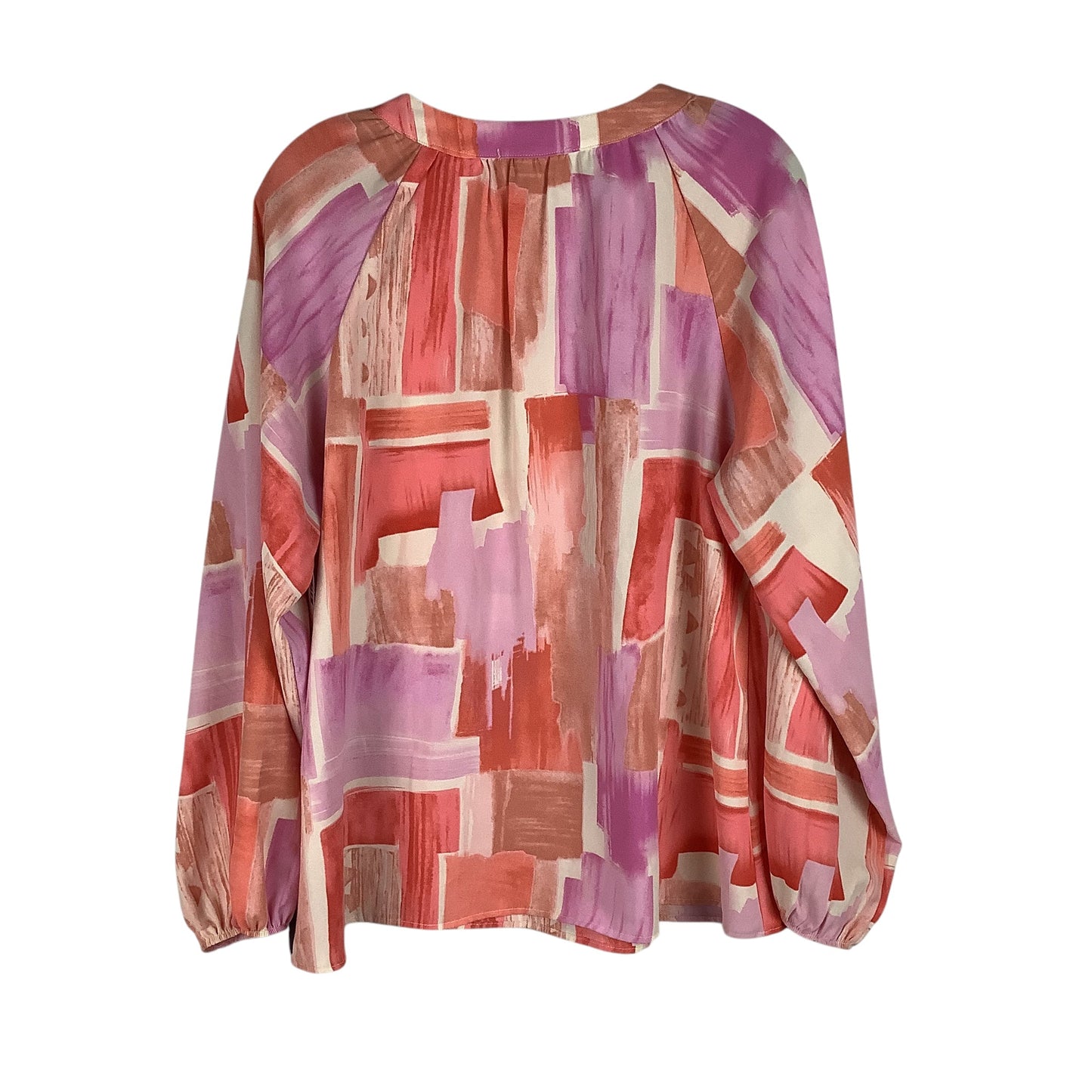 Top Long Sleeve By Entro In Pink & Purple, Size: M
