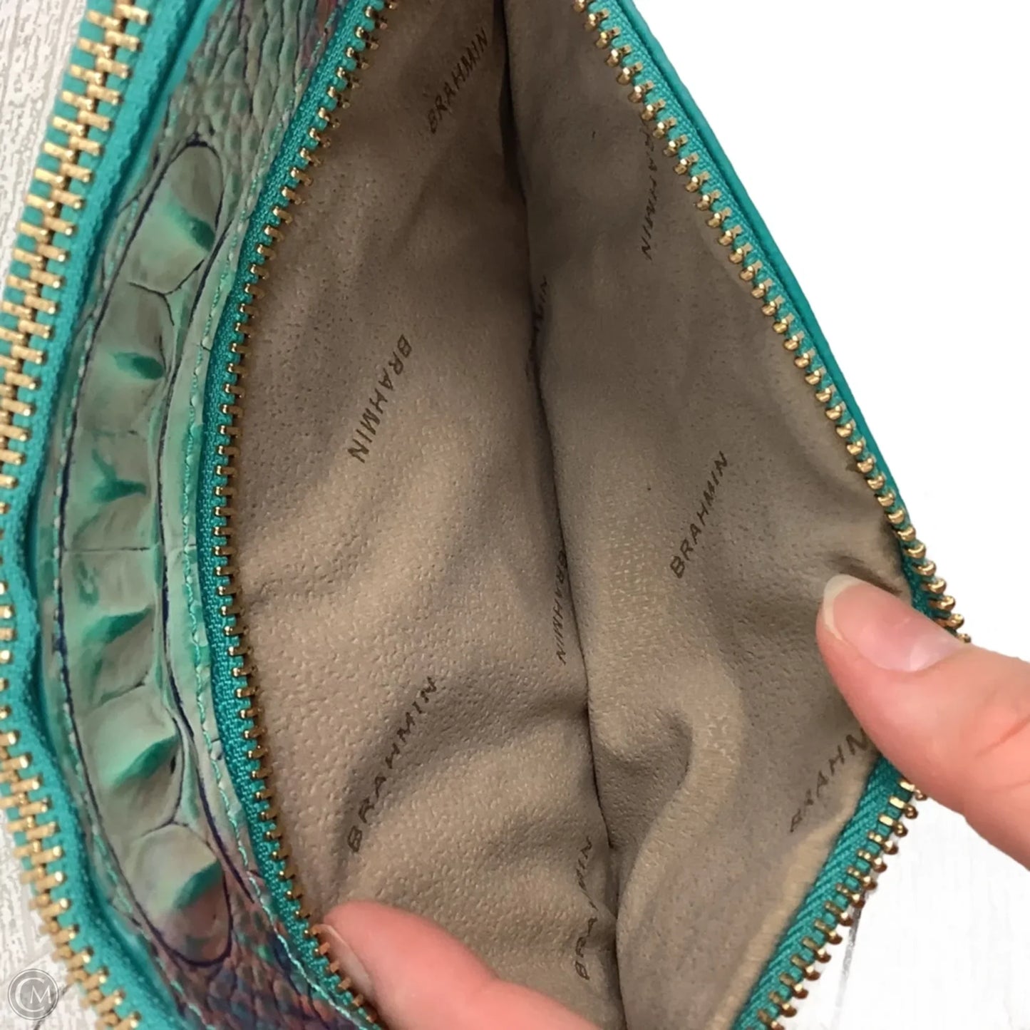 Wristlet Designer By Brahmin, Size: Large