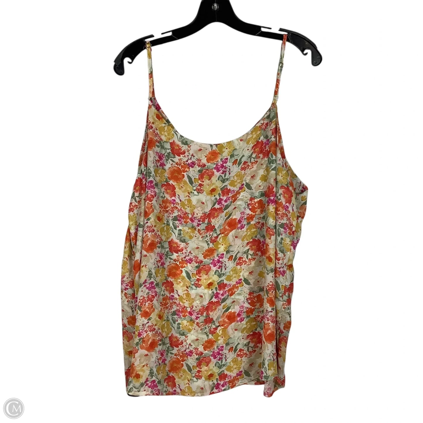 Top Sleeveless By Blu Pepper In Floral Print, Size: 2x